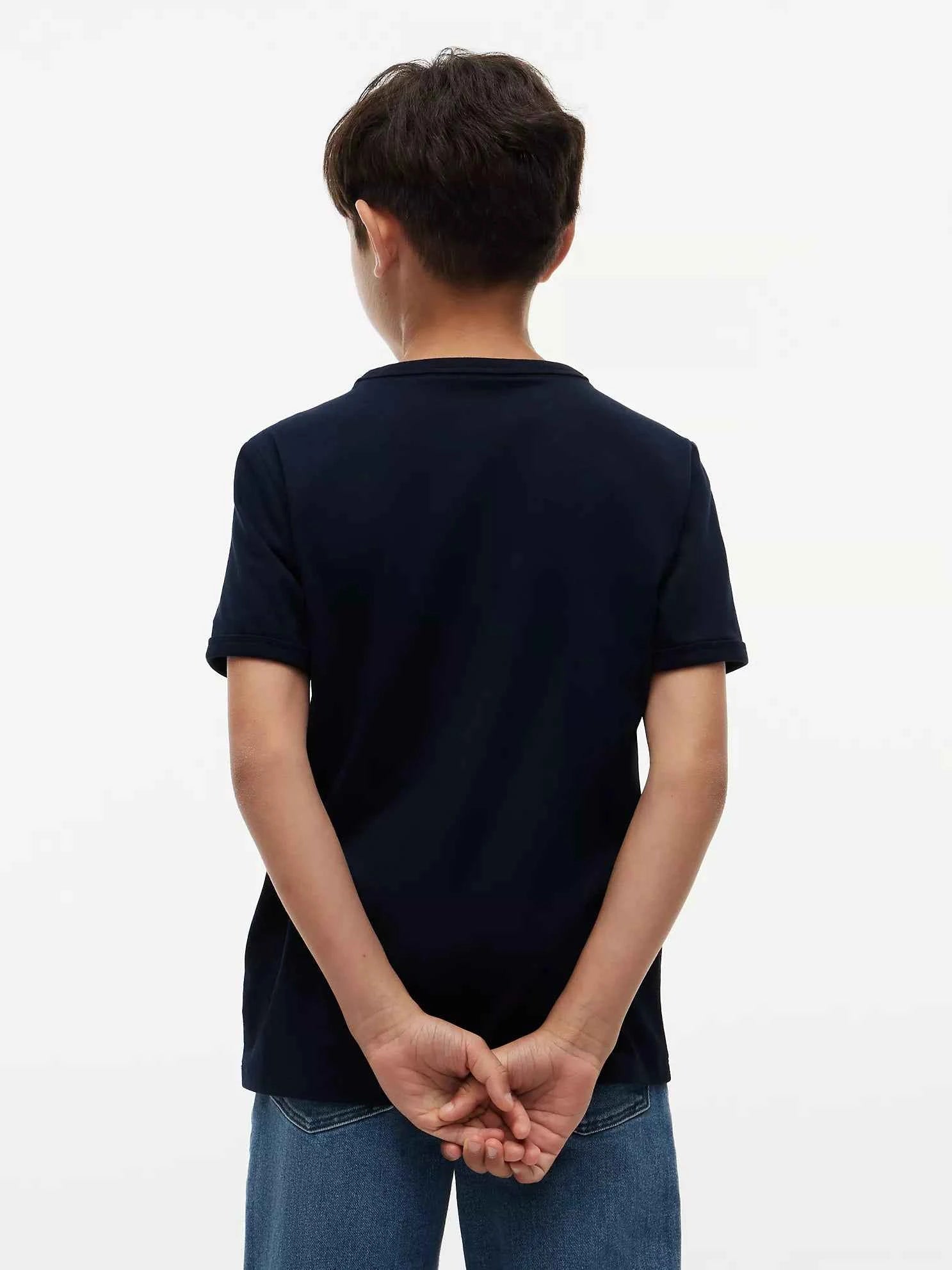 Tommy Hilfiger - Logo Kids' Varsity Stripe Logo T-Shirt