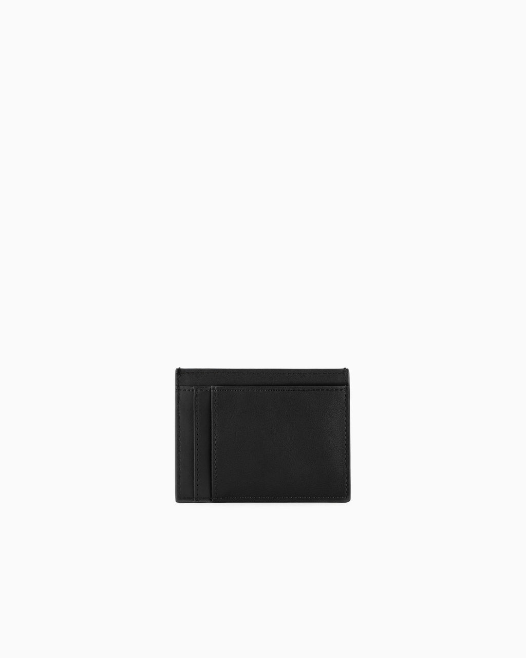 Armani Exchange - Two-tone card holder with logo