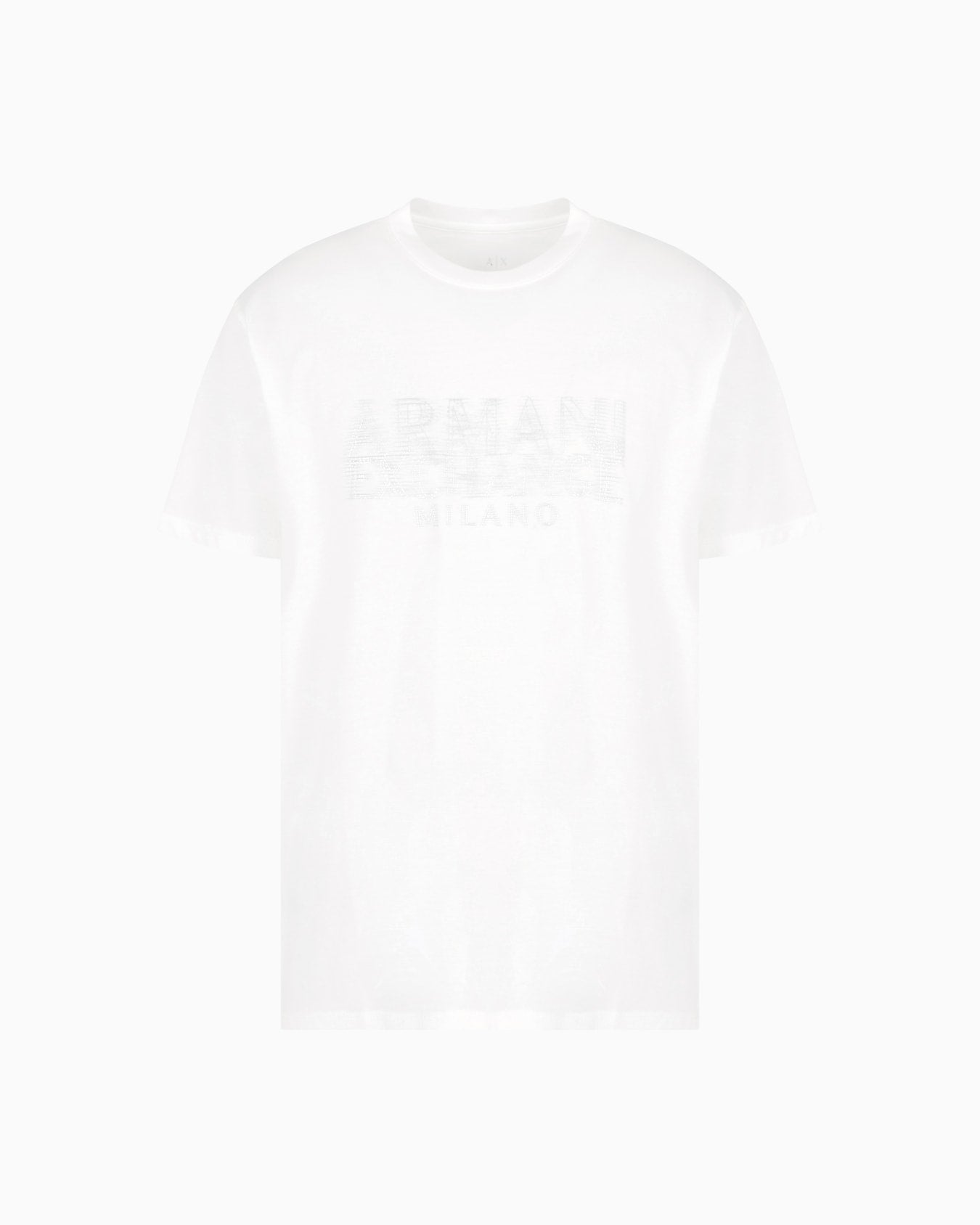Regular Fit T-Shirt With Blurred Logo Effect