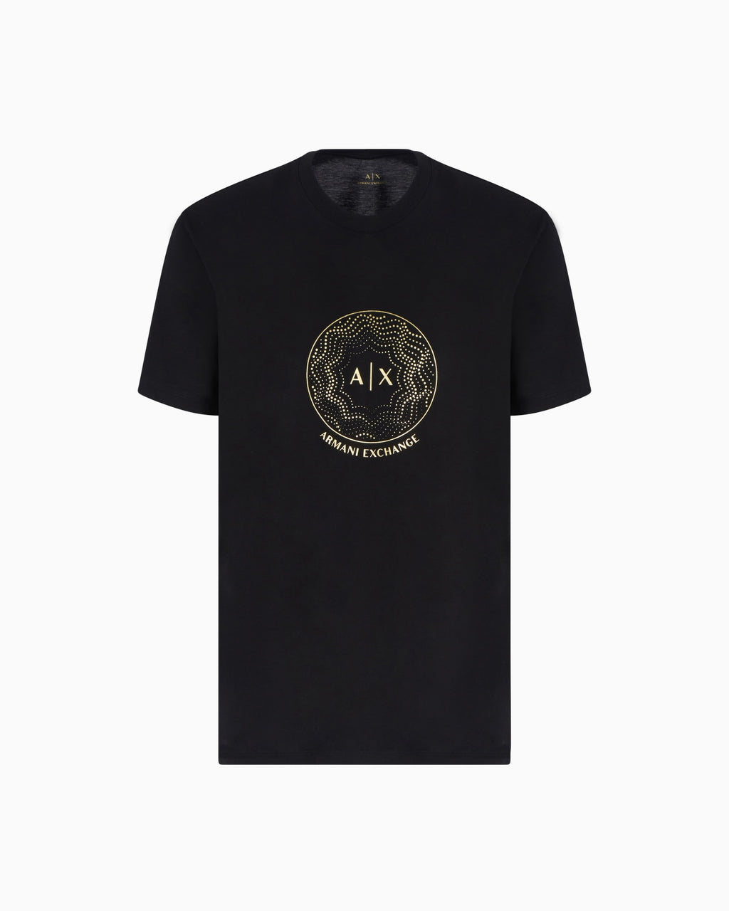 Regular Fit T-Shirt With Golden Rhinestones