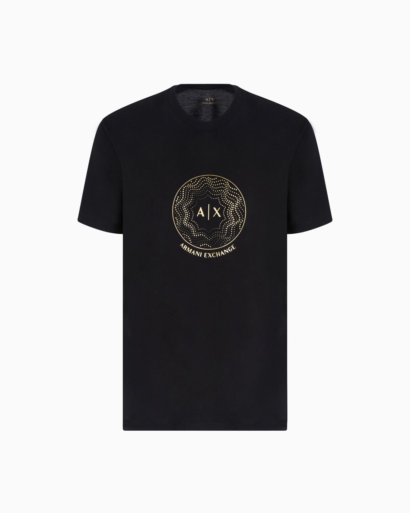 Regular Fit T-Shirt With Golden Rhinestones