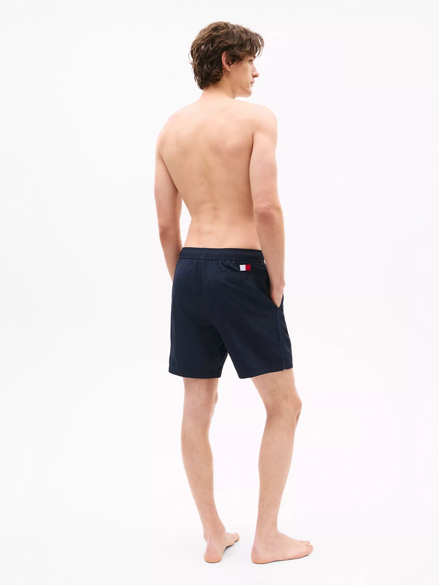 Tommy Flag 7" Slim Fit Swim Trunk