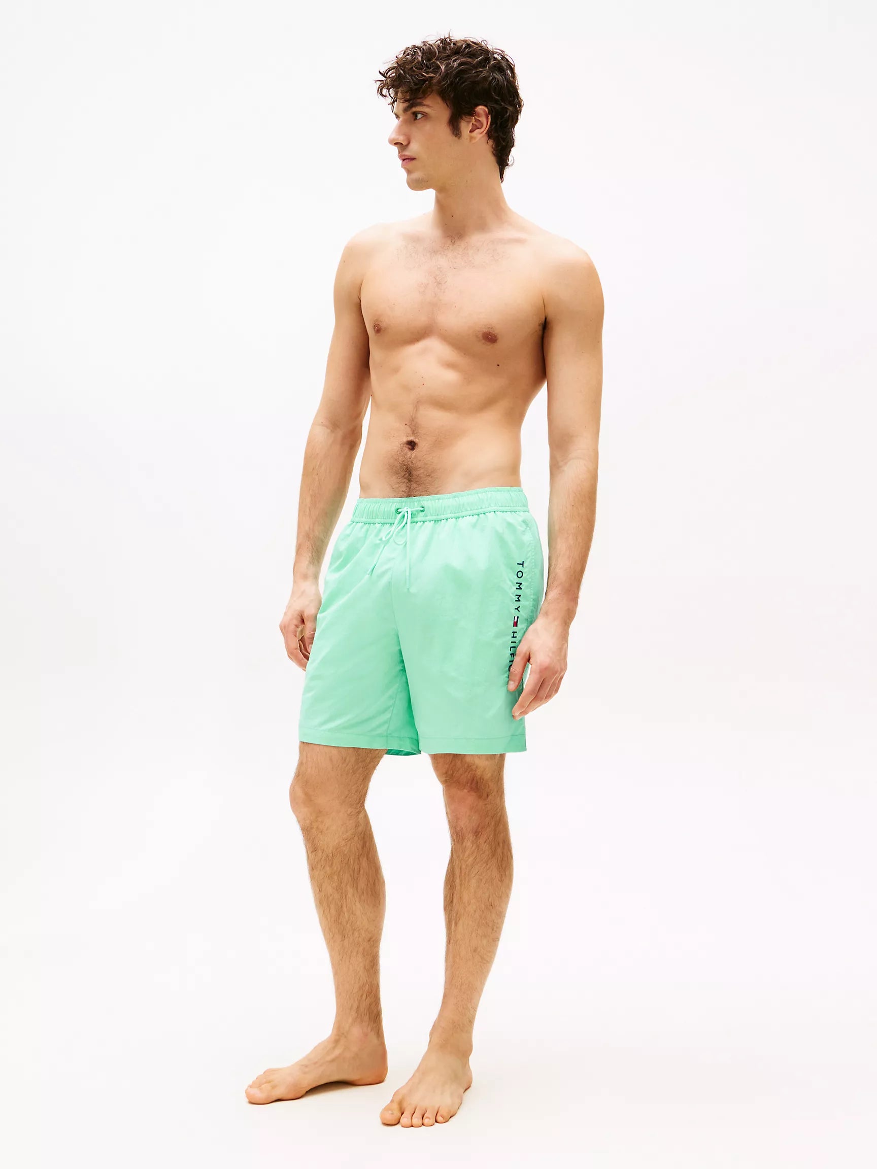 Tommy Logo 7" Swim Trunk