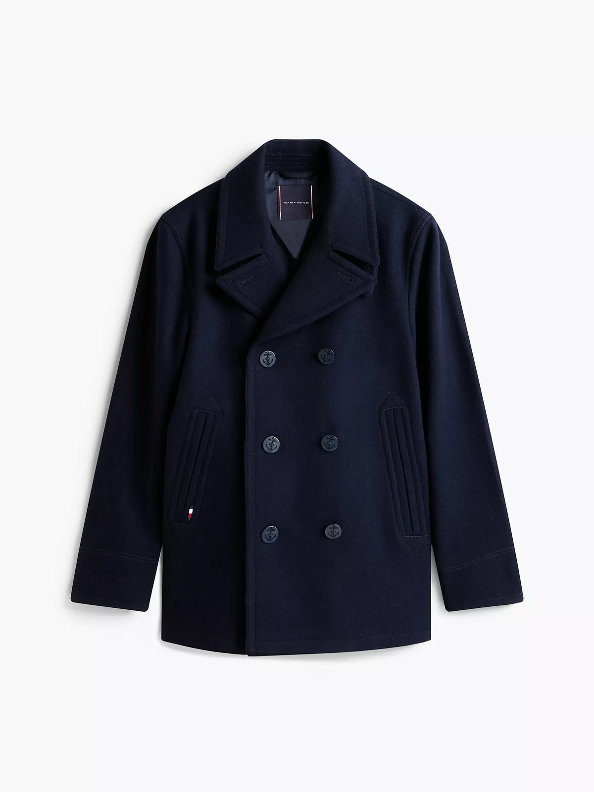 Tommy Hilfiger - Classic Wool-Blend Peacoat