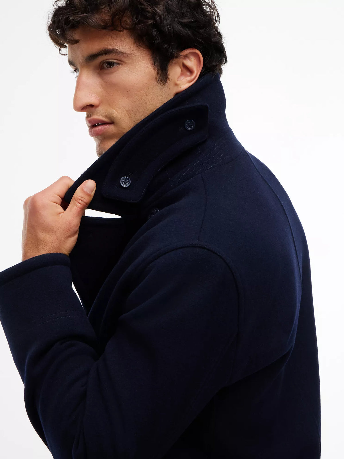 Tommy Hilfiger - Classic Wool-Blend Peacoat