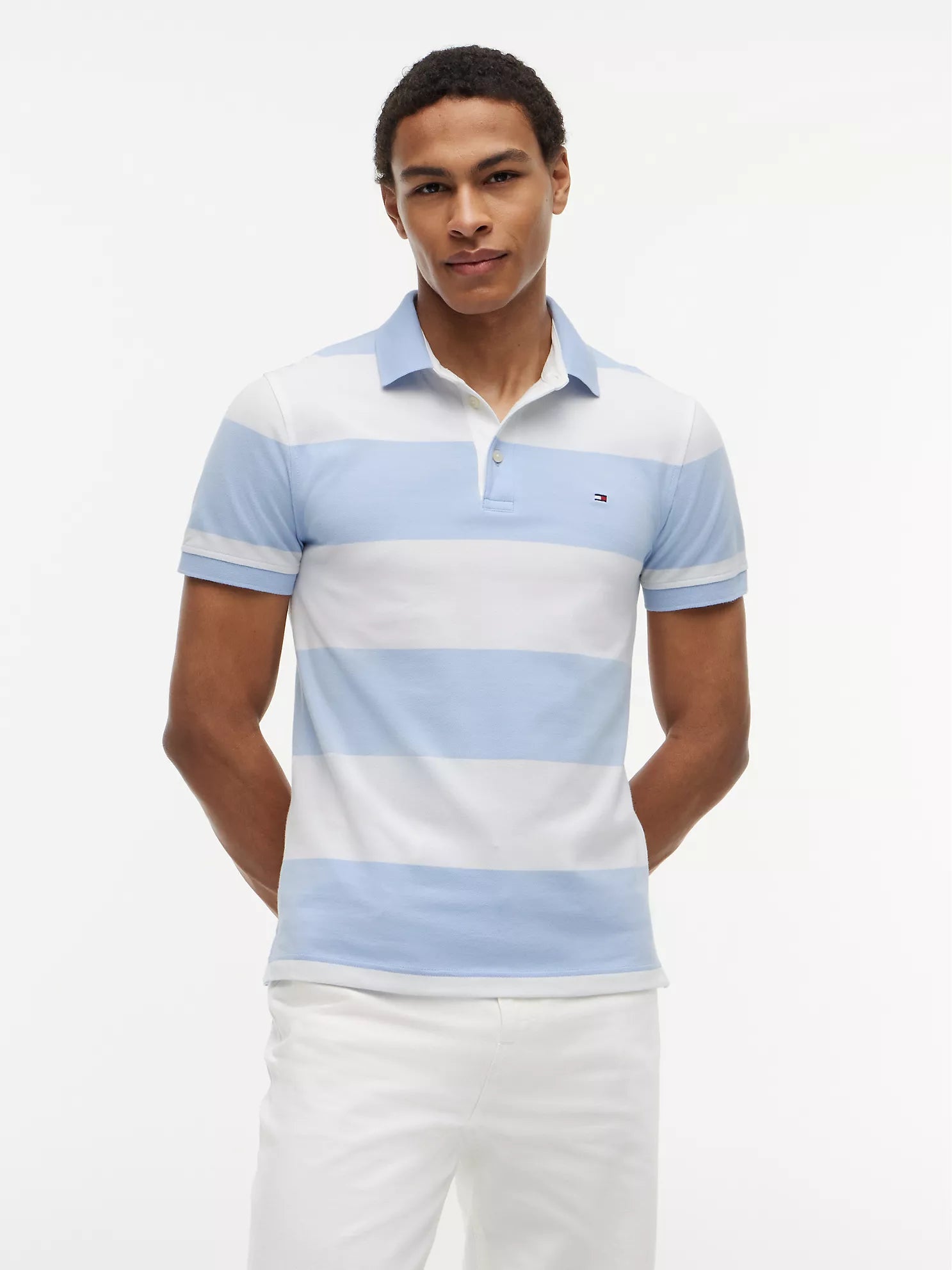 Tommy Hilfiger - Slim Fit Rugby Stripe Polo
