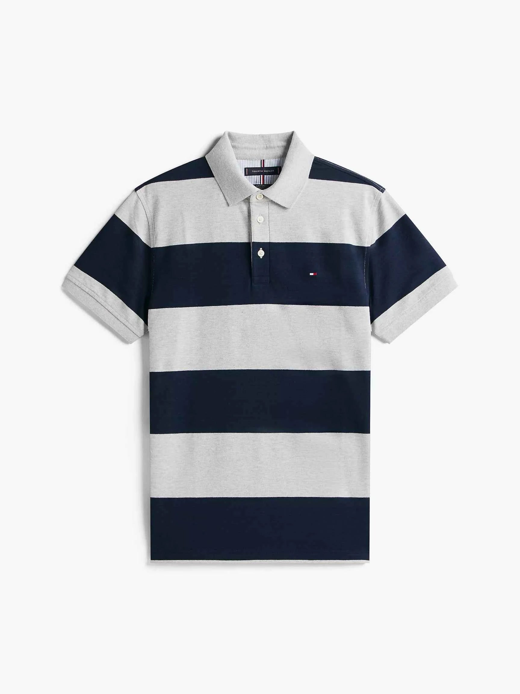 Tommy Hilfiger - Slim Fit Rugby Stripe Polo