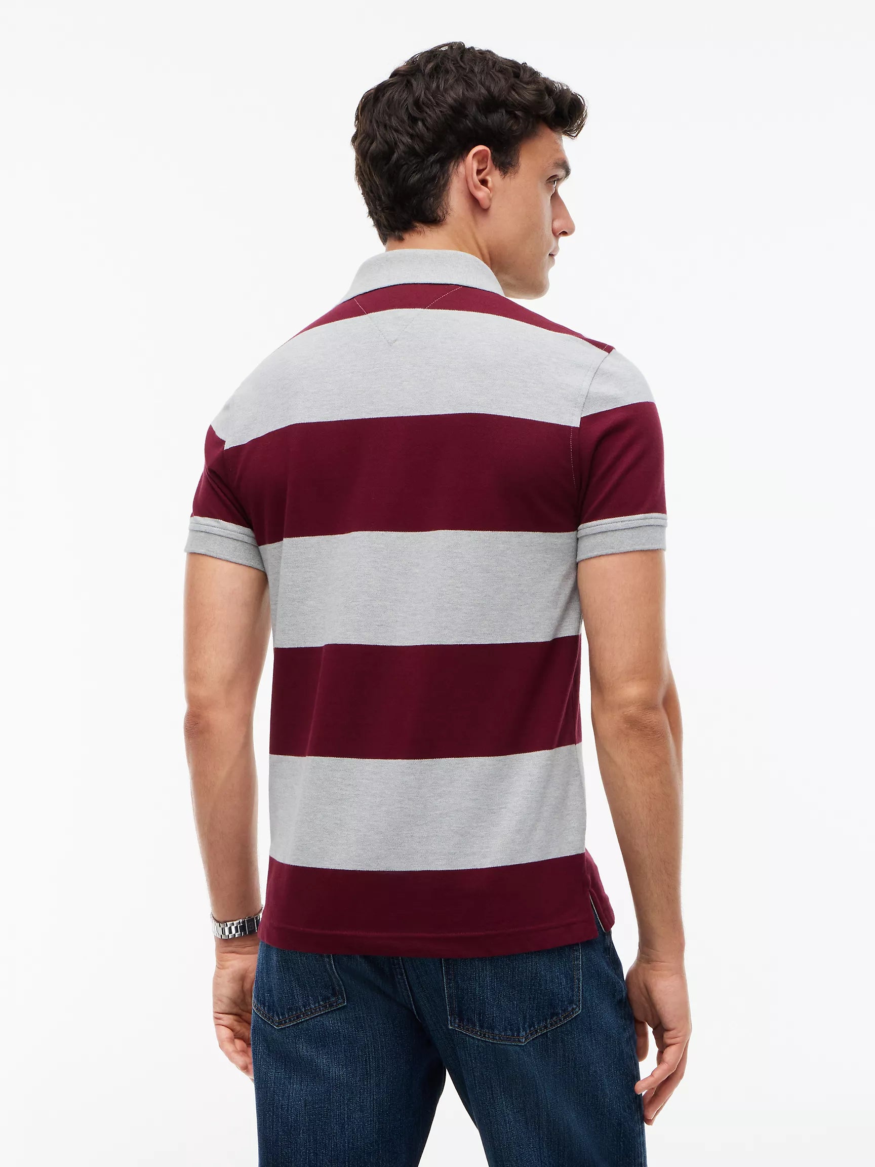 Tommy Hilfiger - Slim Fit Rugby Stripe Polo