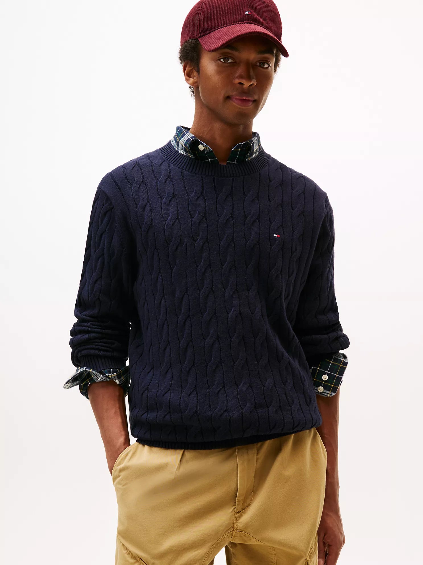 Tommy Hilfiger - Cable Knit Crewneck Sweater