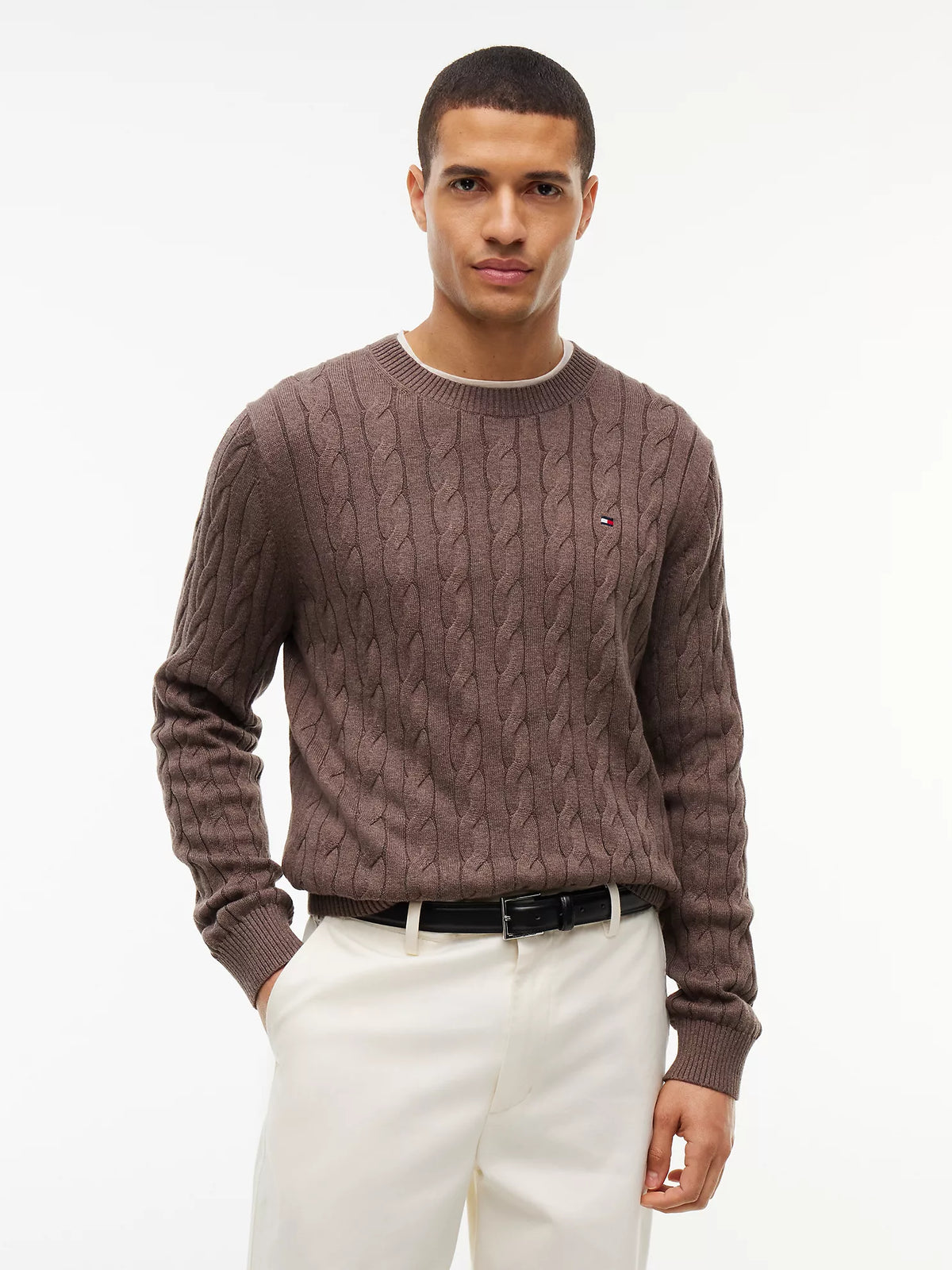 Tommy Hilfiger - Cable Knit Crewneck Sweater