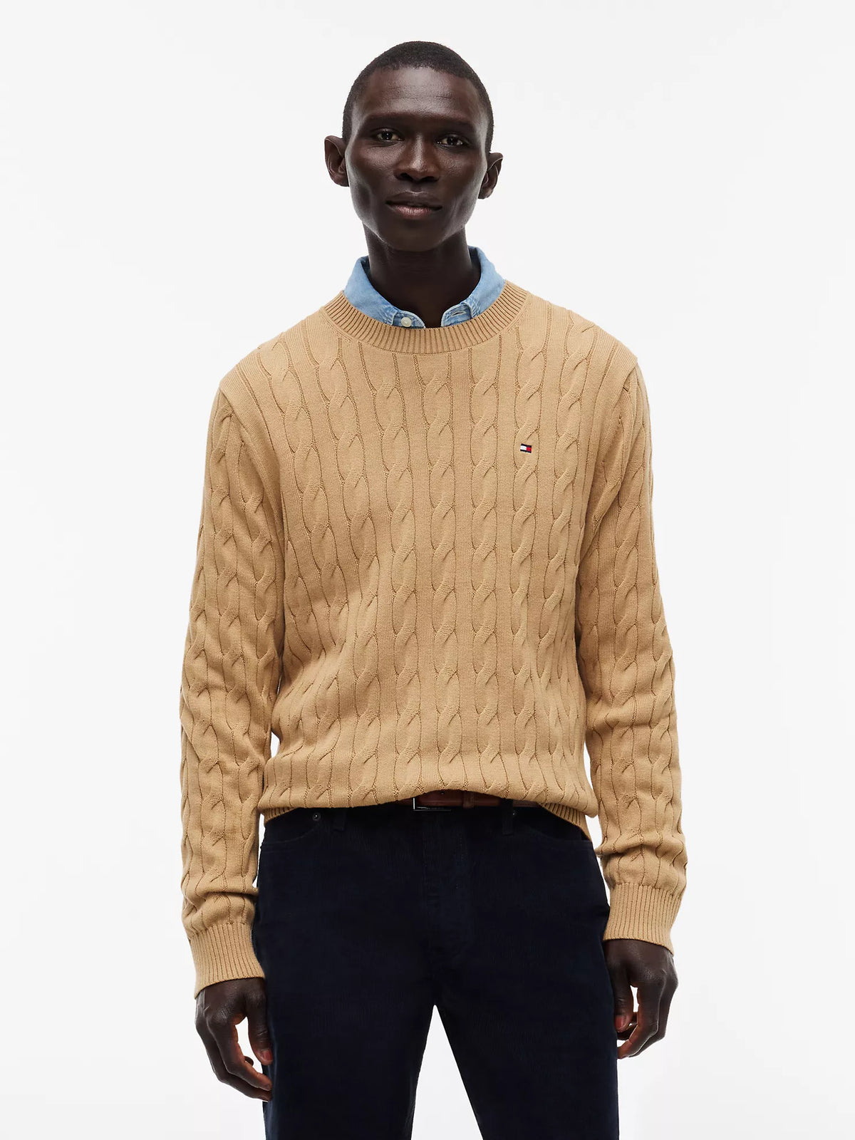 Tommy Hilfiger - Cable Knit Crewneck Sweater