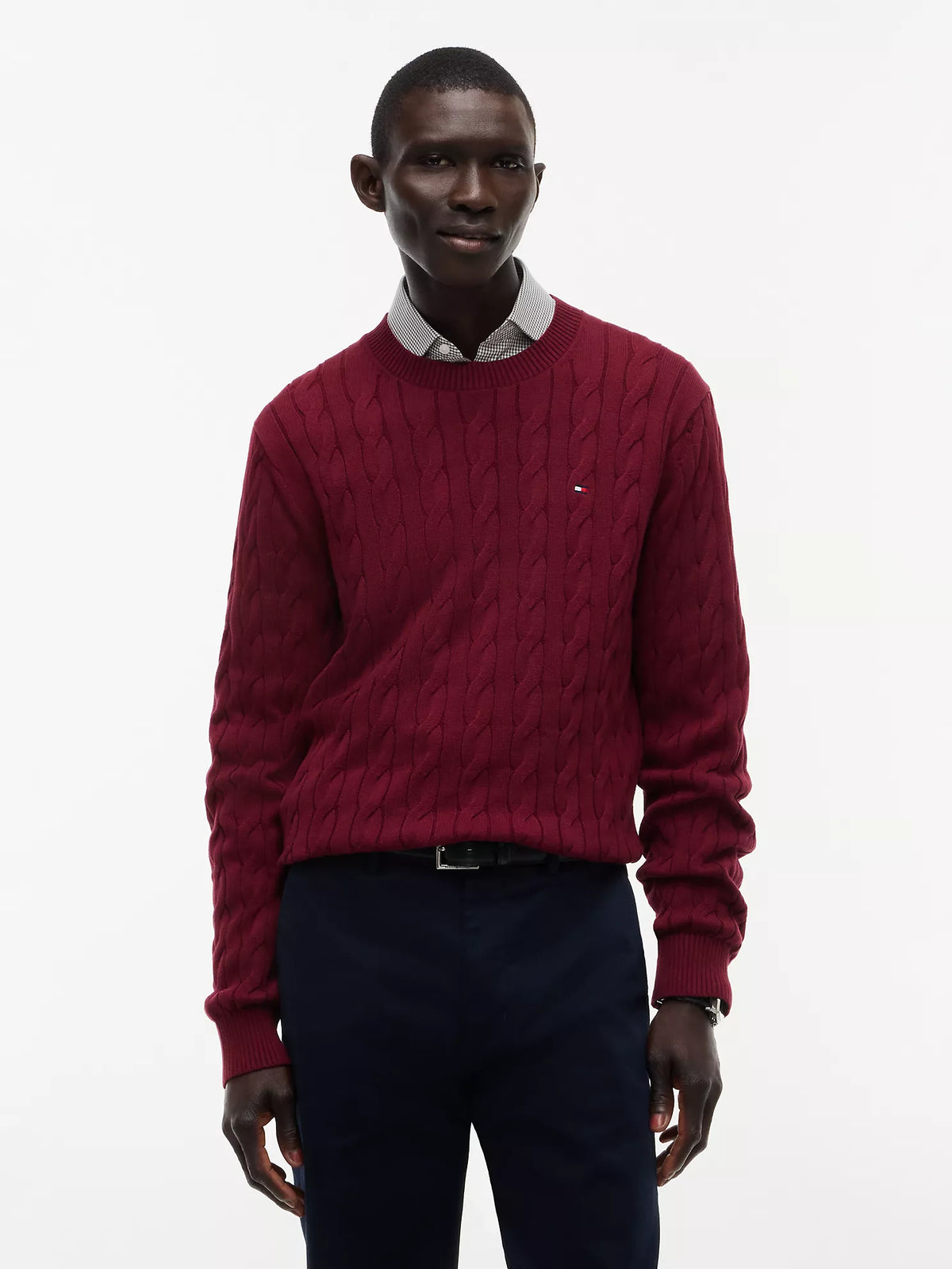 Tommy Hilfiger - Cable Knit Crewneck Sweater