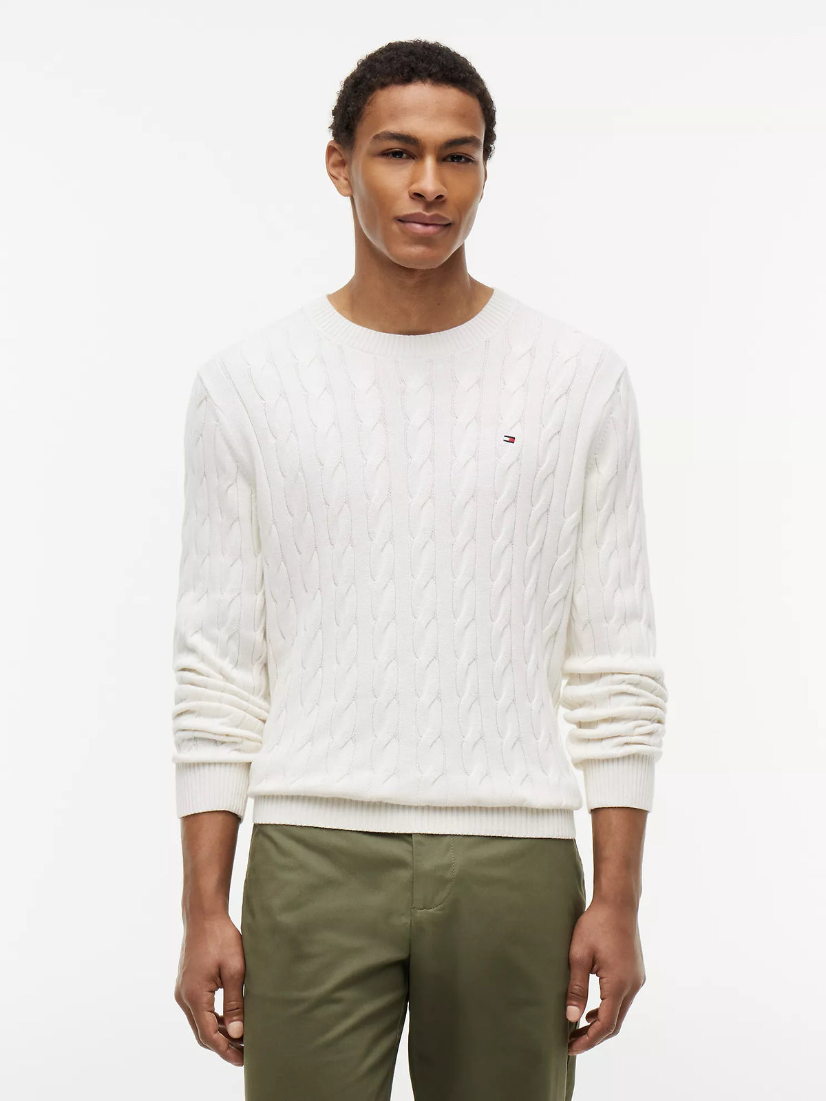 Tommy Hilfiger - Cable Knit Crewneck Sweater
