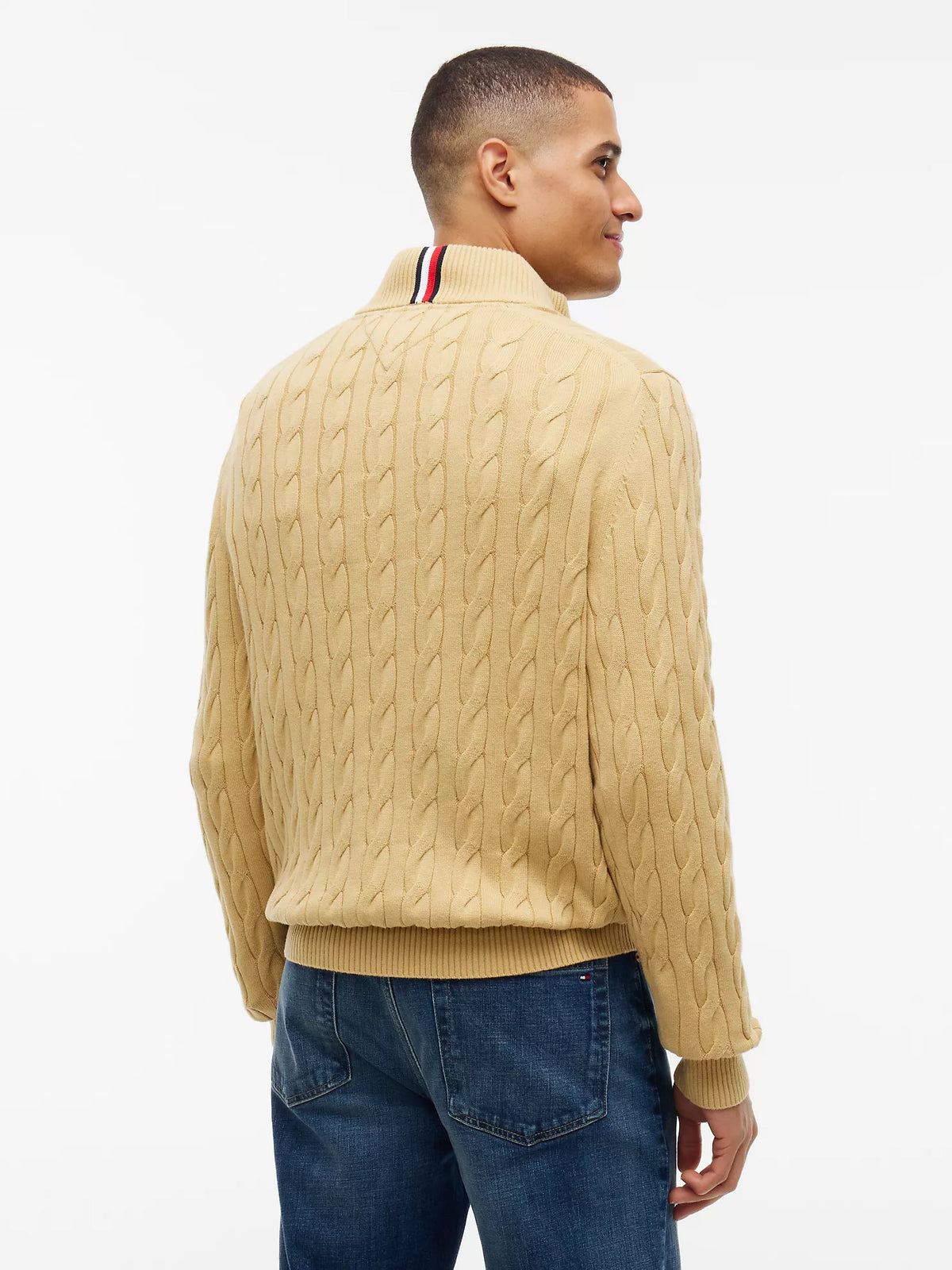 Tommy Hilfiger - Cable Knit Quarter-Zip Sweater