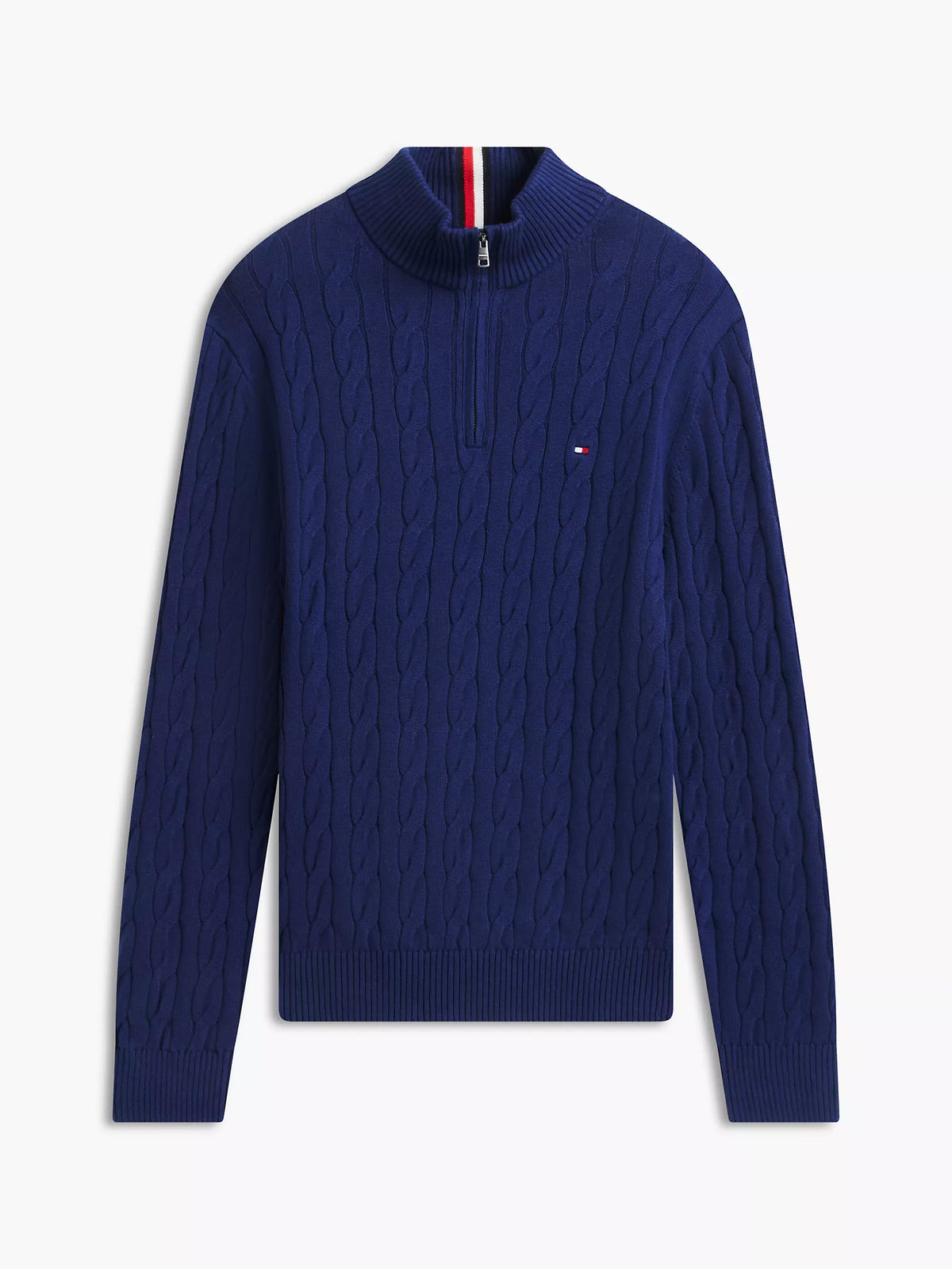 Tommy Hilfiger - Cable Knit Quarter-Zip Sweater