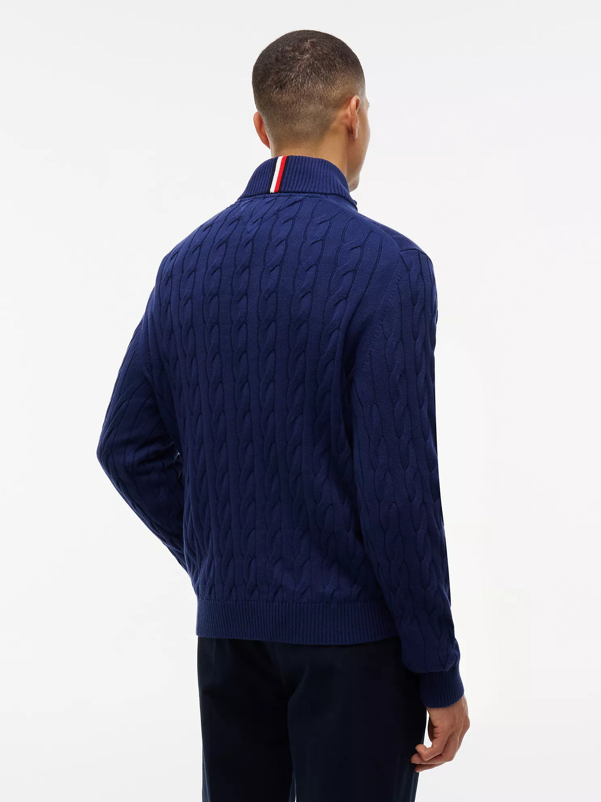 Tommy Hilfiger - Cable Knit Quarter-Zip Sweater