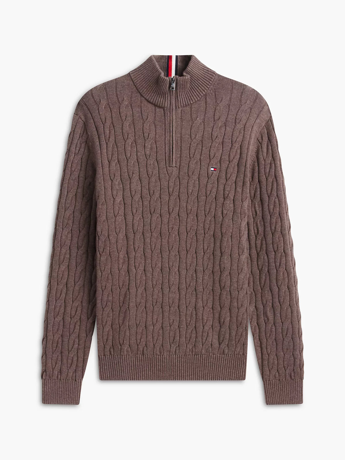Tommy Hilfiger - Cable Knit Quarter-Zip Sweater