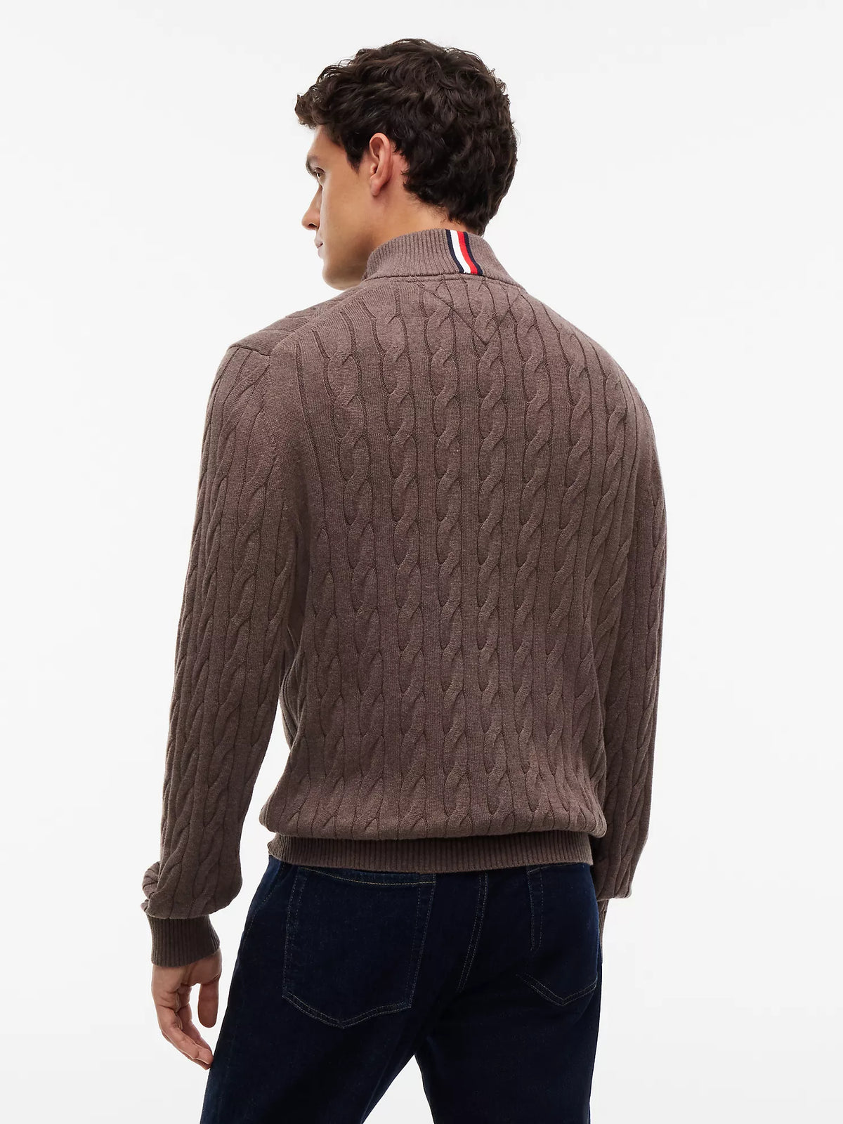 Tommy Hilfiger - Cable Knit Quarter-Zip Sweater