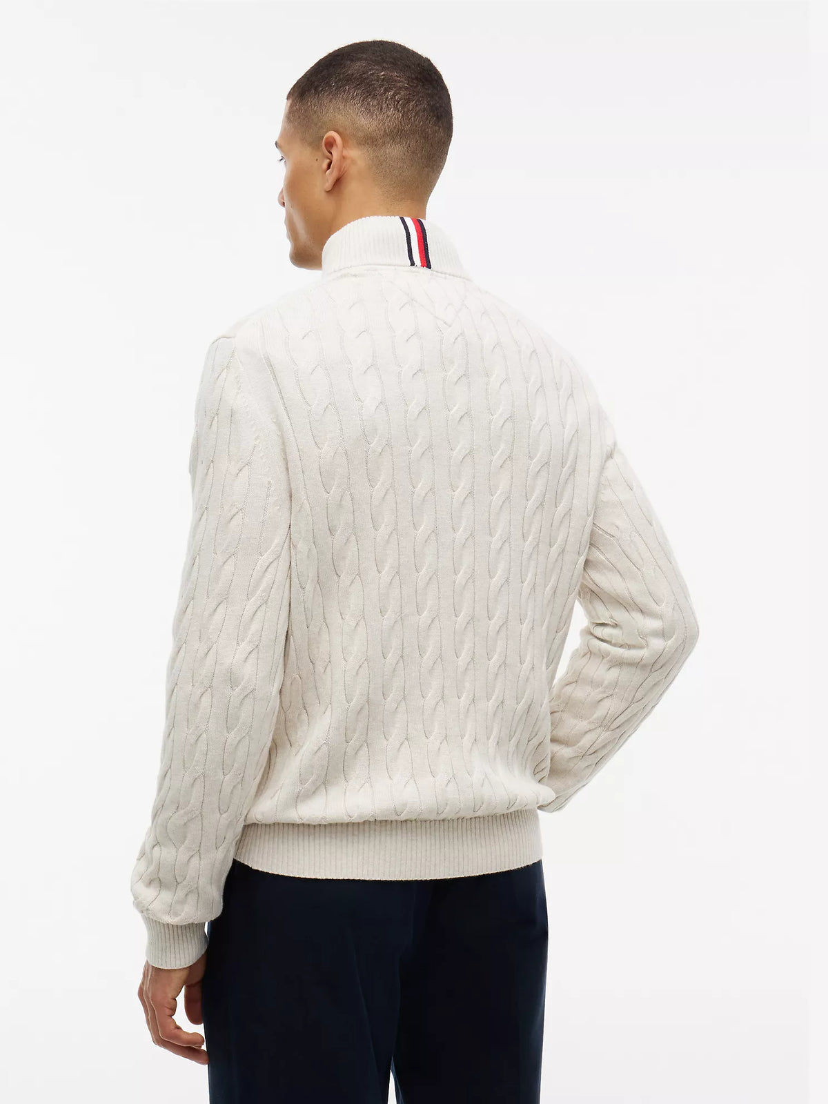 Tommy Hilfiger - Cable Knit Quarter-Zip Sweater