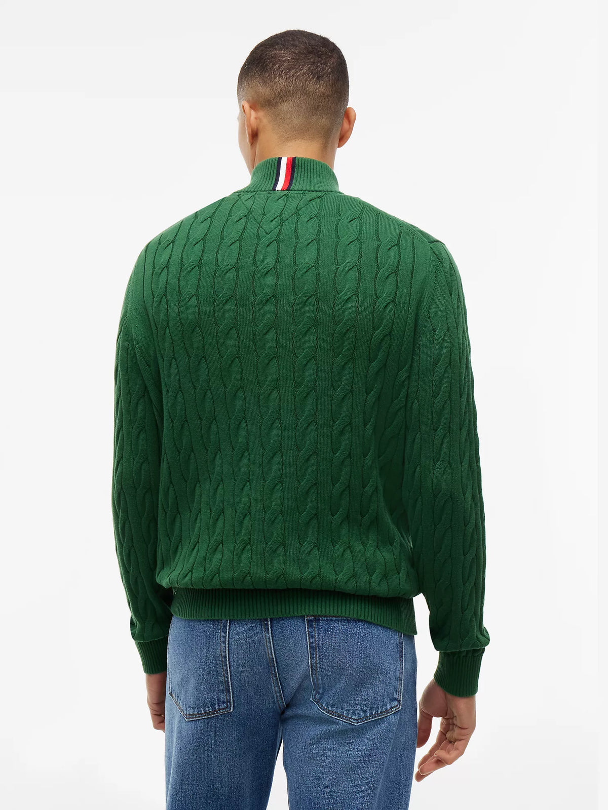 Tommy Hilfiger - Cable Knit Quarter-Zip Sweater