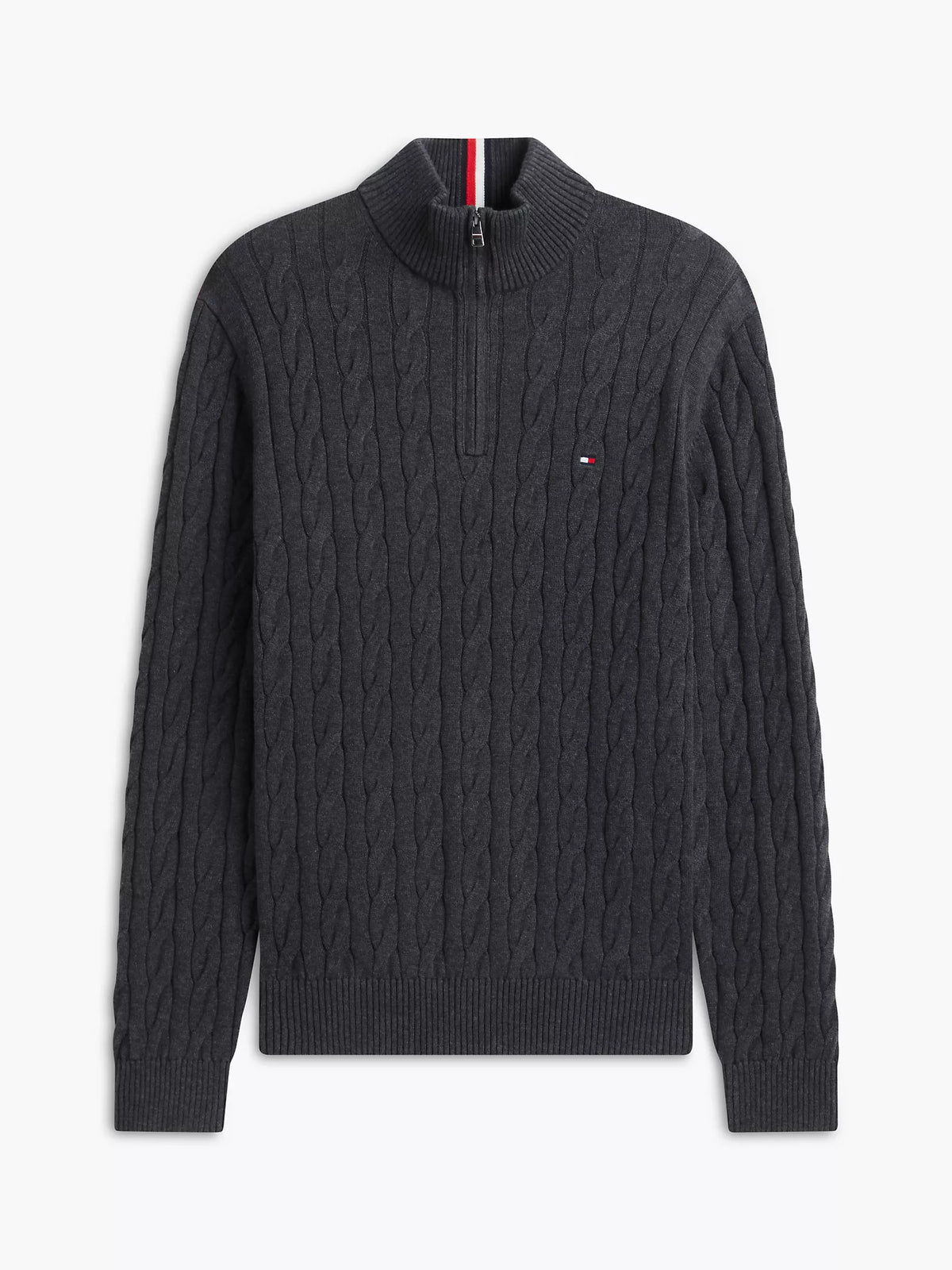 Tommy Hilfiger - Cable Knit Quarter-Zip Sweater