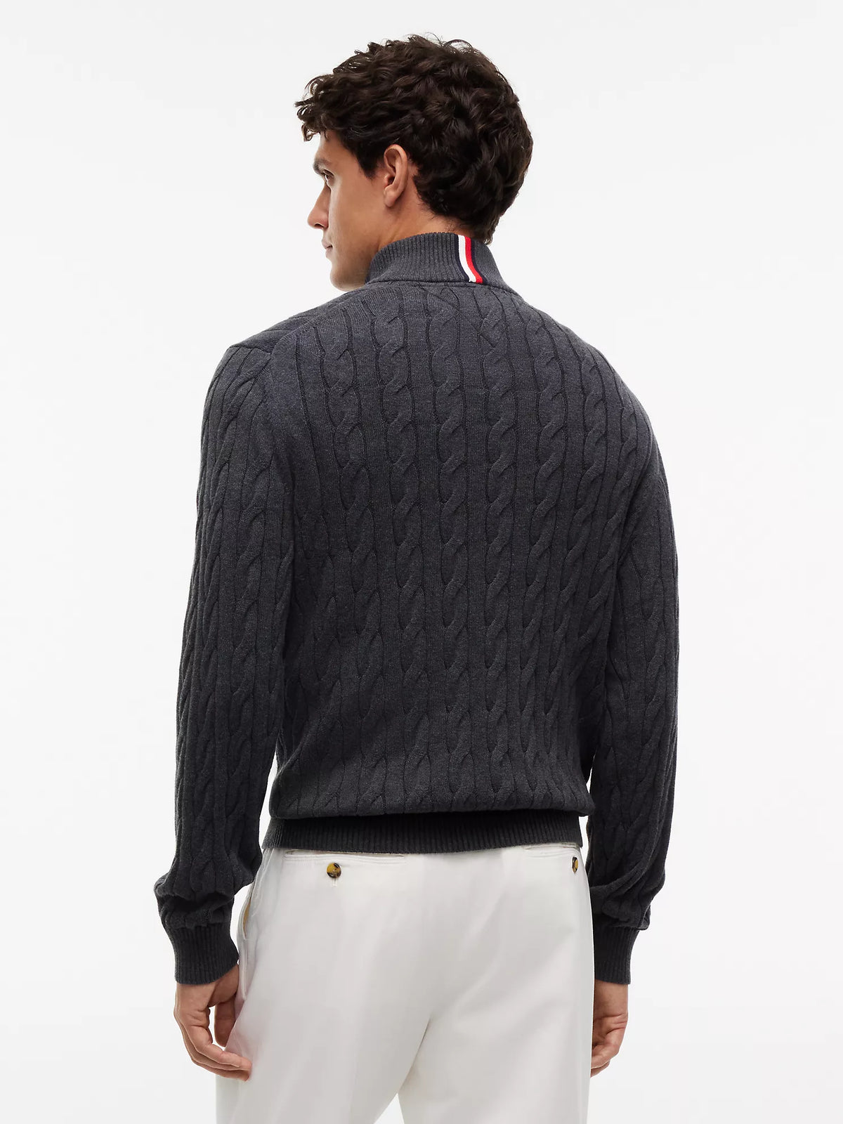 Tommy Hilfiger - Cable Knit Quarter-Zip Sweater