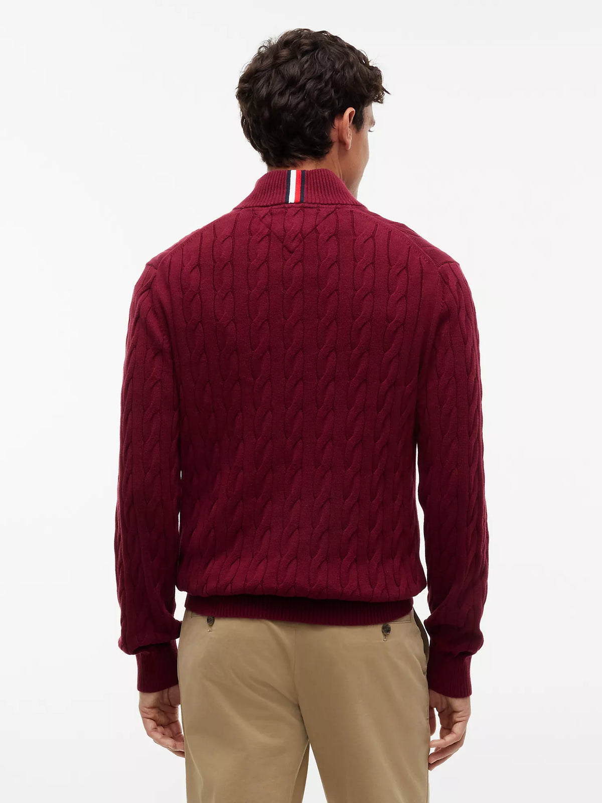 Tommy Hilfiger - Cable Knit Quarter-Zip Sweater