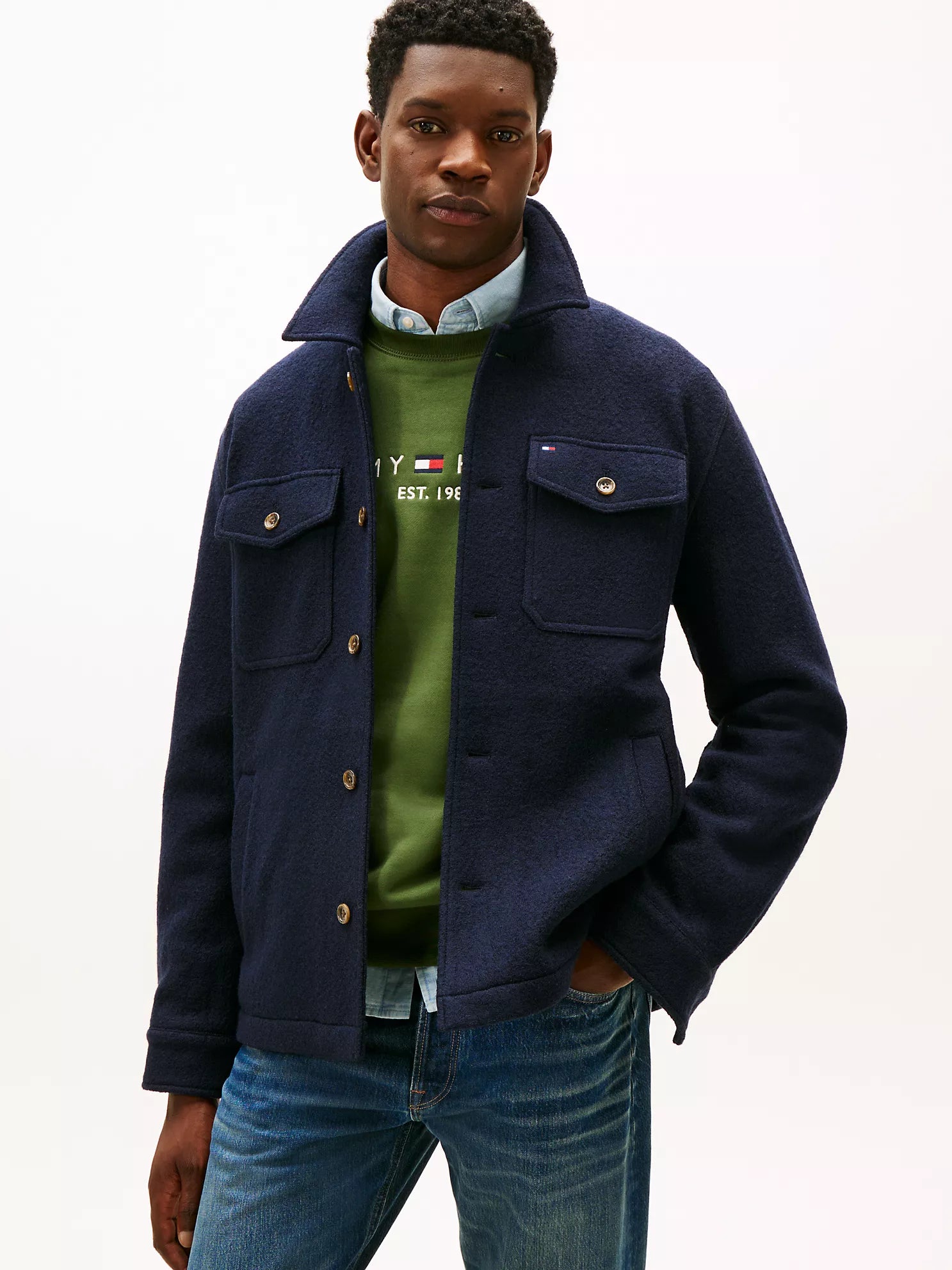 Tommy Hilfiger - Wool-Blend Field Jacket