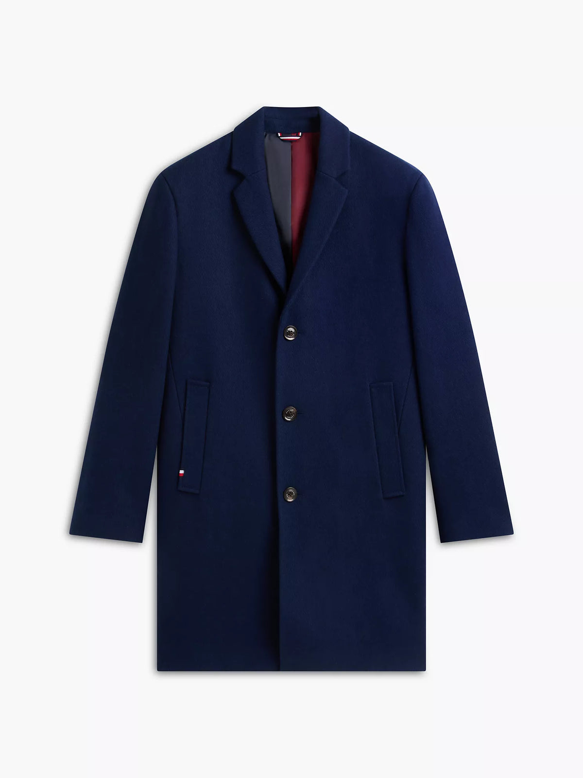 Tommy Hilfiger - Wool-Blend Casual Coat