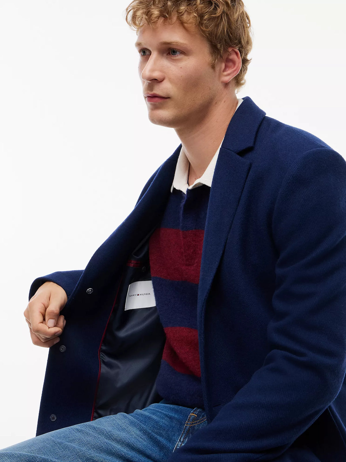 Tommy Hilfiger - Wool-Blend Casual Coat