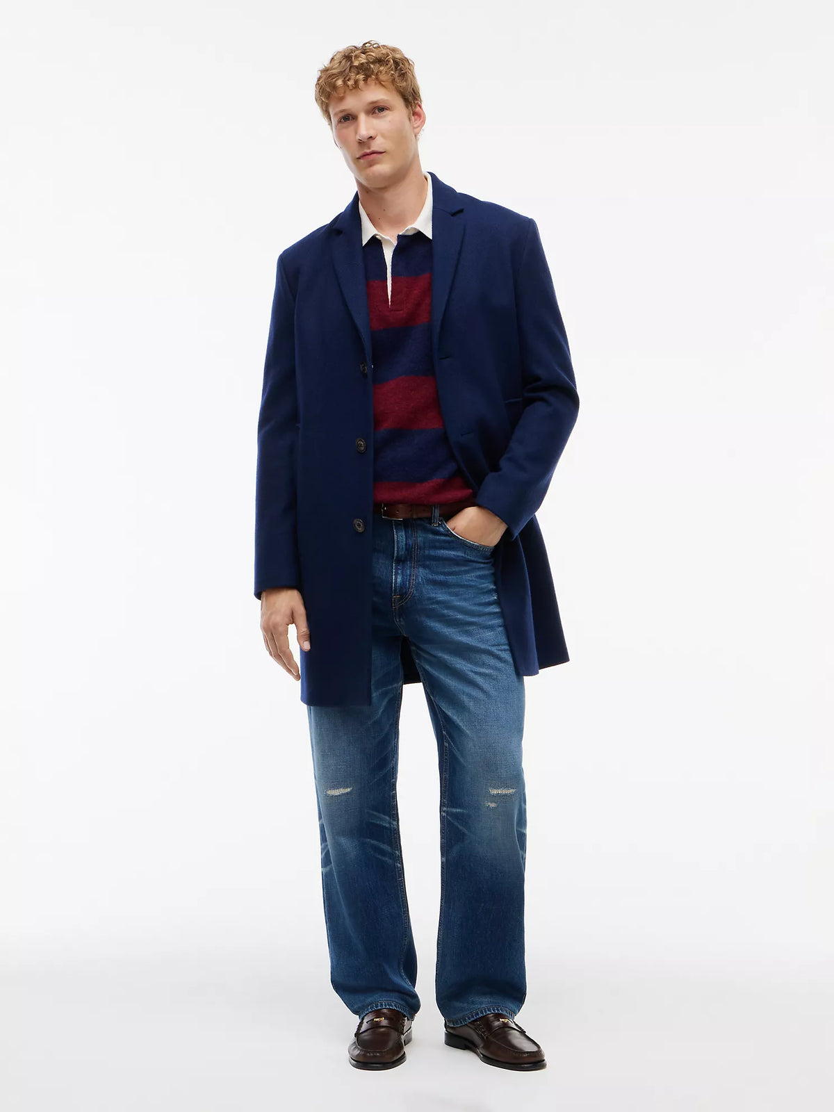 Tommy Hilfiger - Wool-Blend Casual Coat