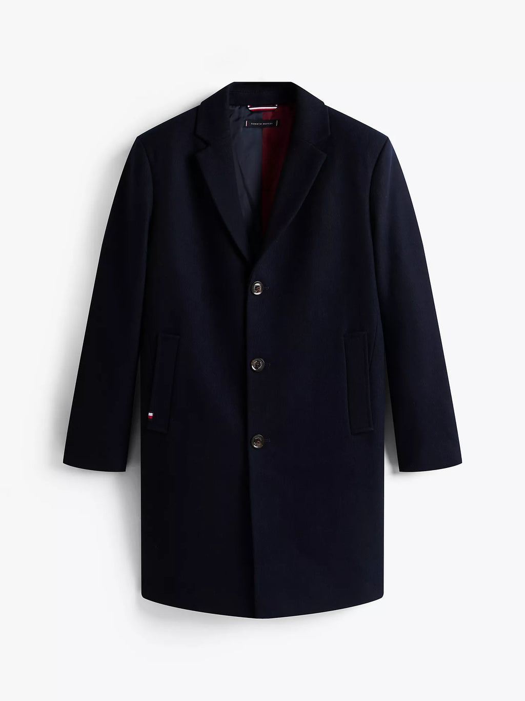 Tommy Hilfiger - Wool-Blend Casual Coat