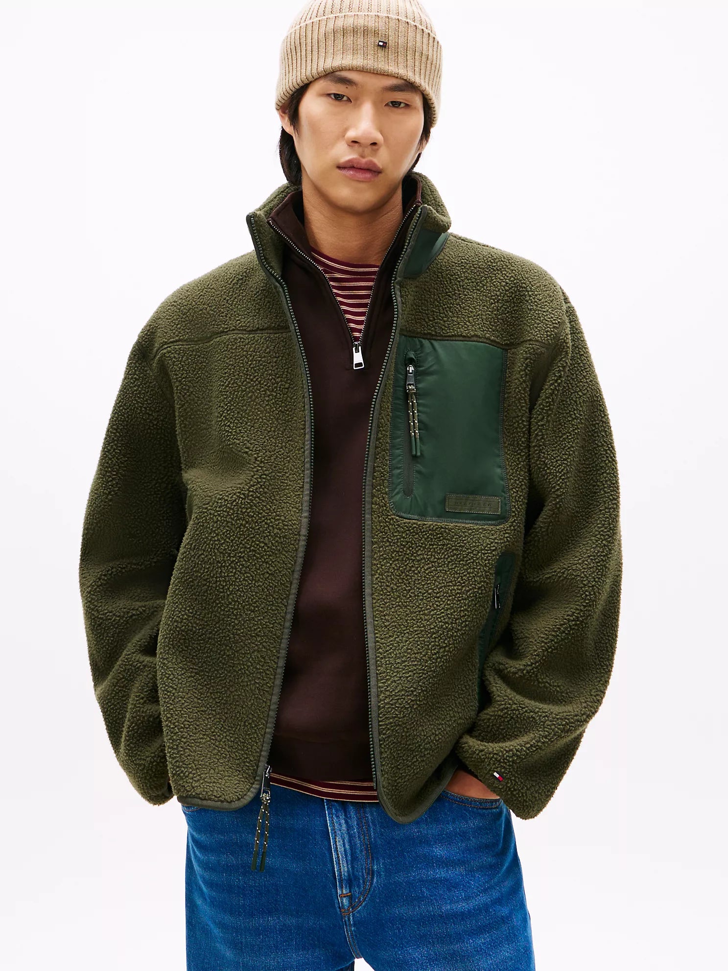 Tommy Hilfiger - Teddy Fleece Zip Jacket