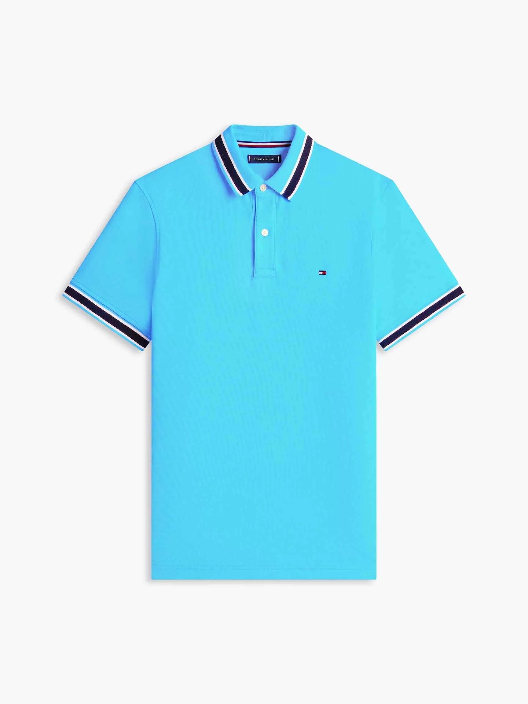 Tommy Hilfiger - Regular Fit Tipped Wicking Polo