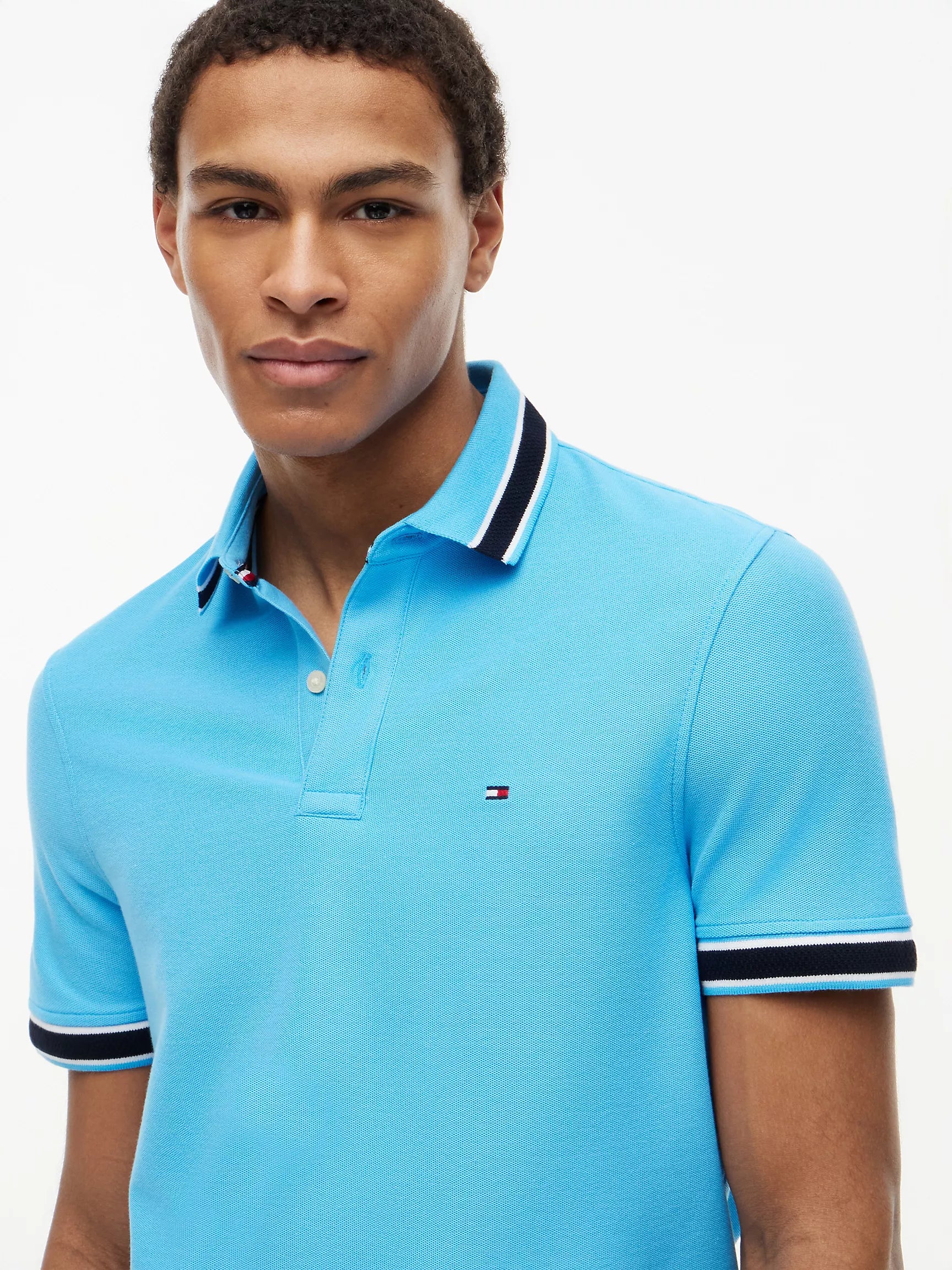 Tommy Hilfiger - Regular Fit Tipped Wicking Polo