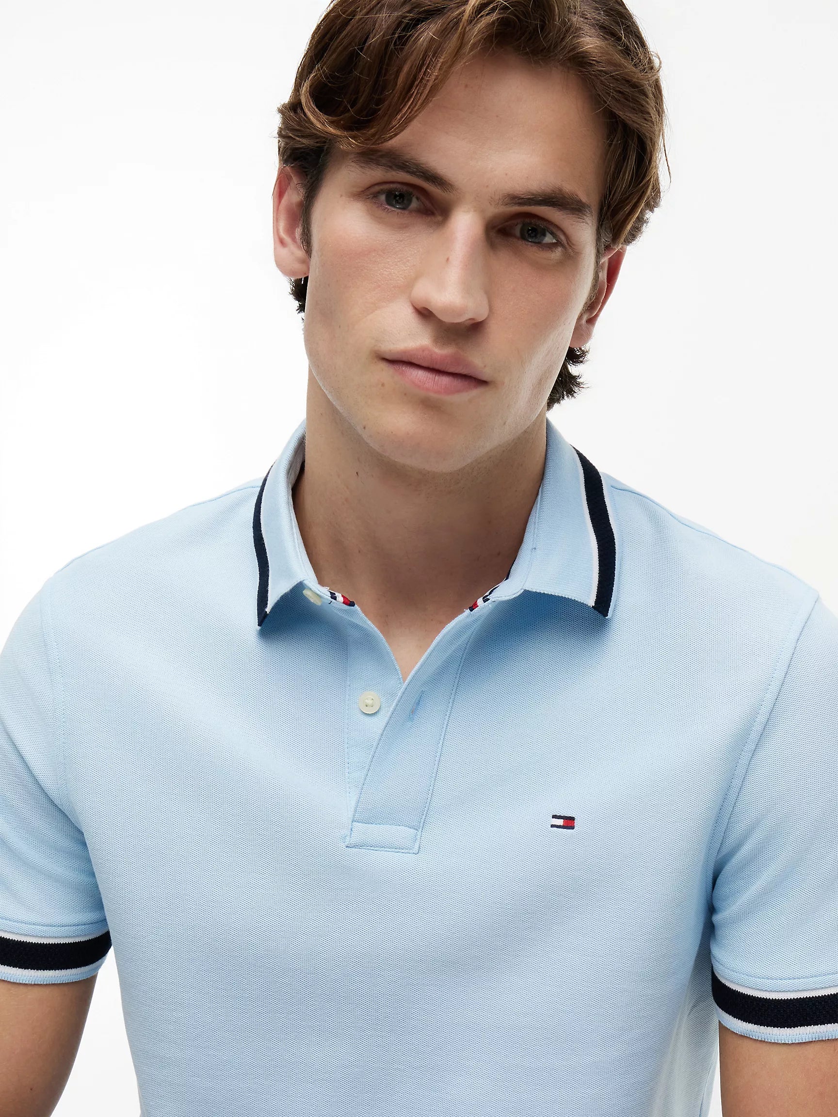 Tommy Hilfiger - Regular Fit Tipped Wicking Polo