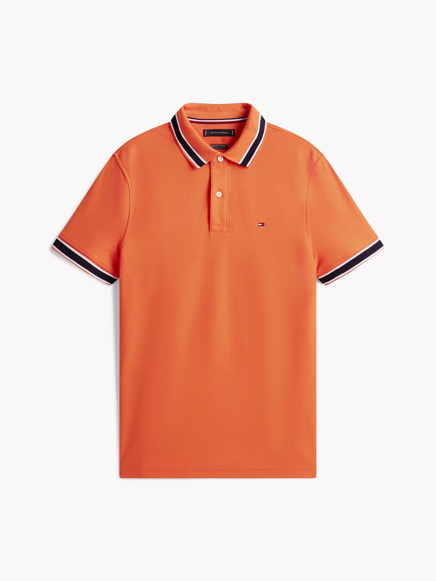 Tommy Hilfiger - Regular Fit Tipped Wicking Polo