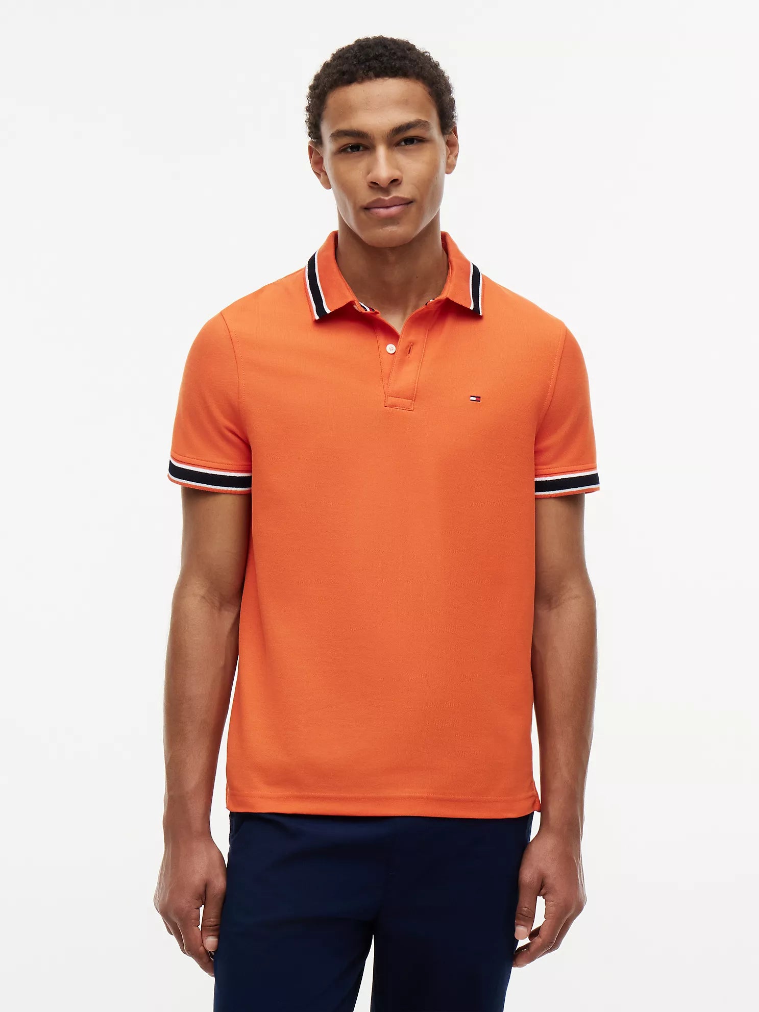 Tommy Hilfiger - Regular Fit Tipped Wicking Polo