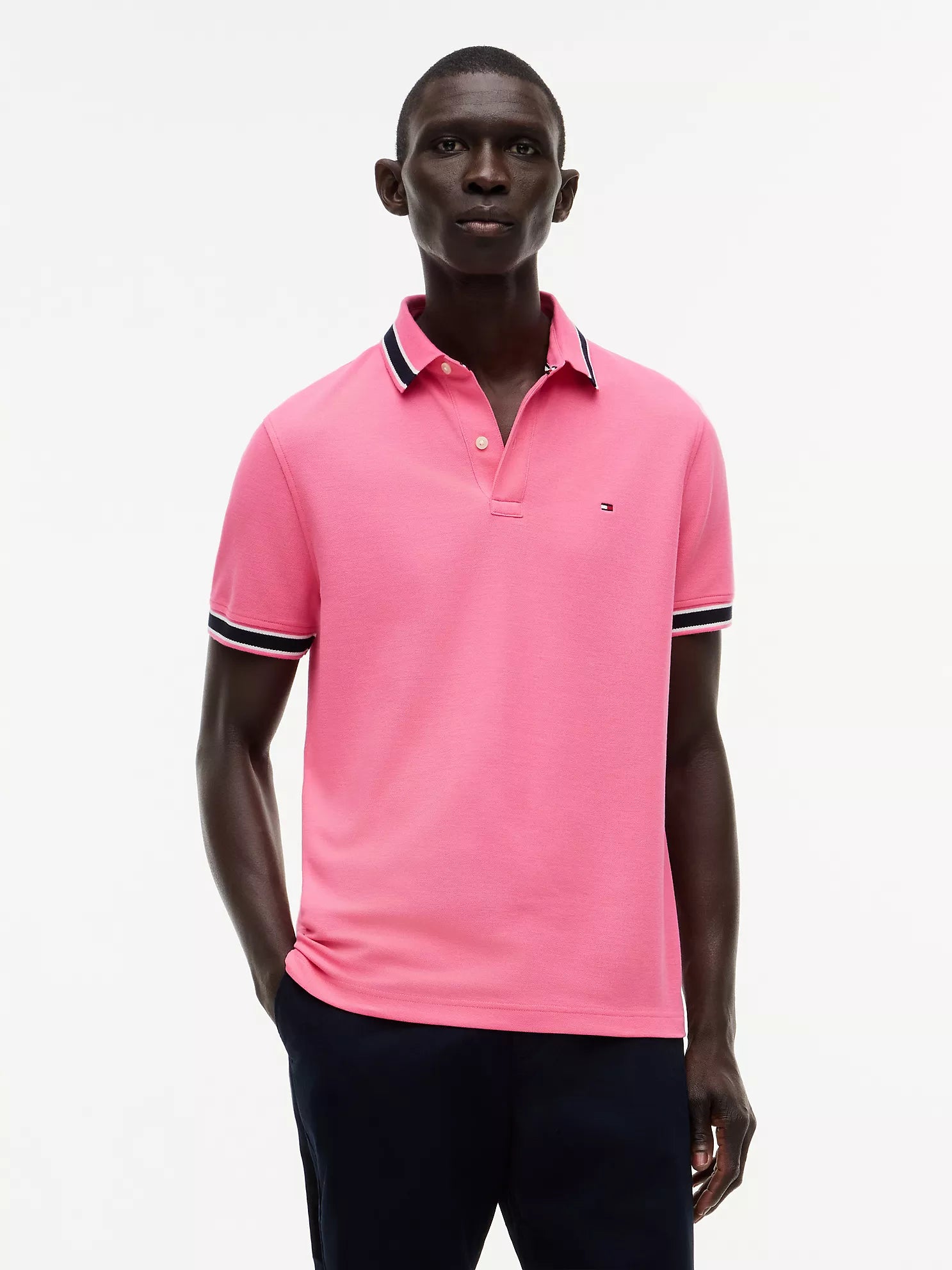 Tommy Hilfiger - Regular Fit Tipped Wicking Polo