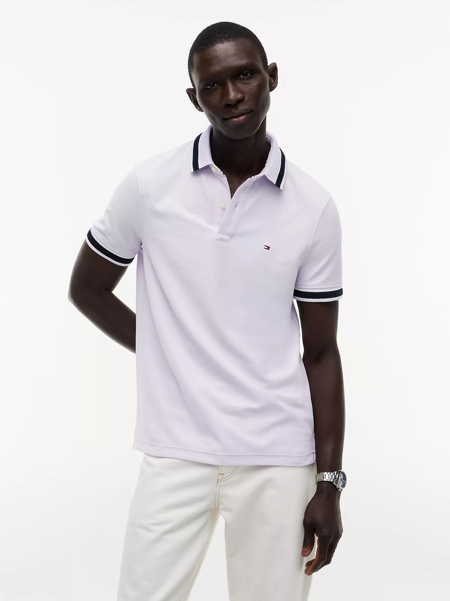 Tommy Hilfiger - Regular Fit Tipped Wicking Polo
