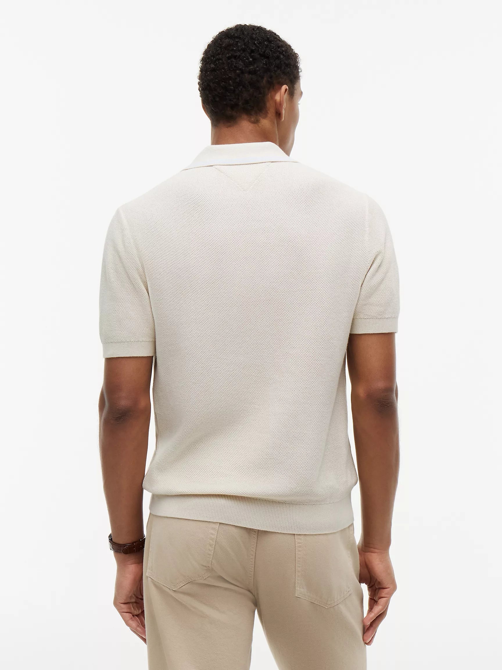 Tommy Hilfiger - Short-Sleeve Tipped Sweater Polo