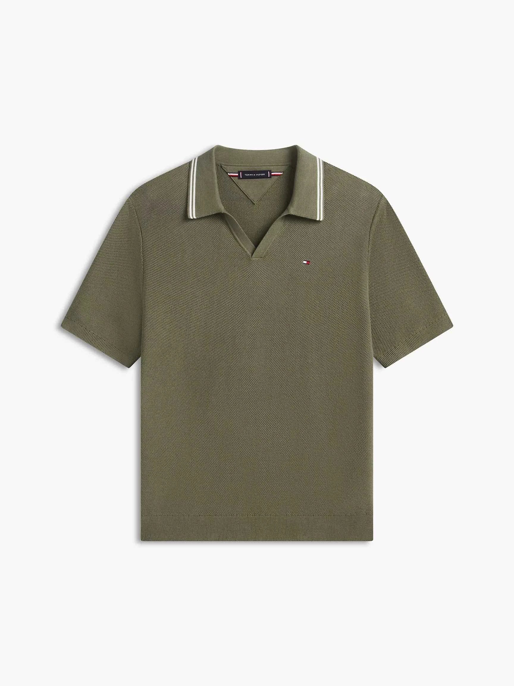 Tommy Hilfiger - Short-Sleeve Tipped Sweater Polo