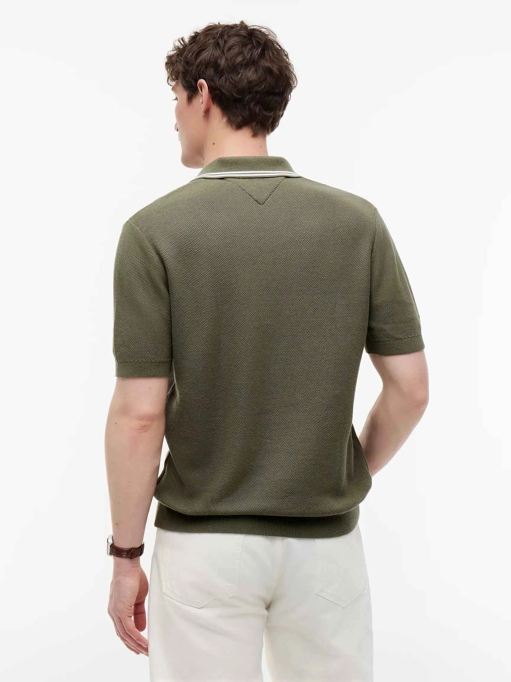 Tommy Hilfiger - Short-Sleeve Tipped Sweater Polo