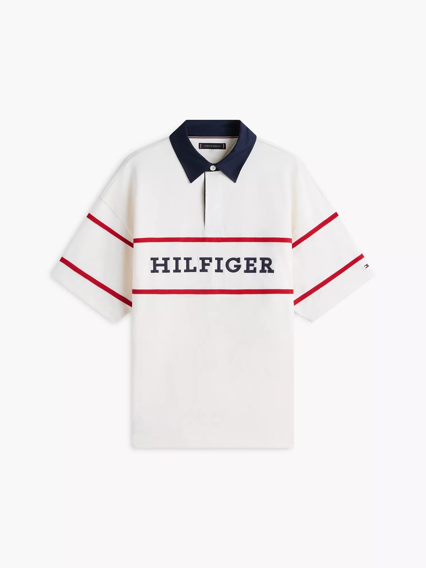 Tommy Hilfiger - Relaxed Fit Hilfiger Logo Rugby Polo