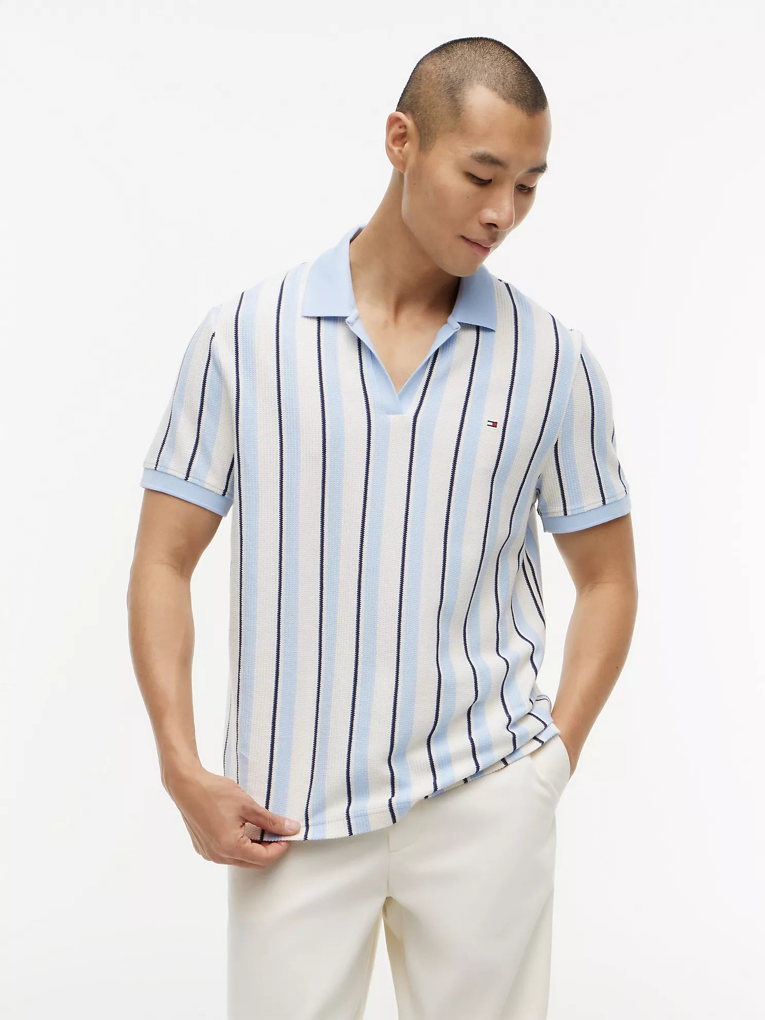 Tommy Hilfiger - Regular Fit Striped Knit Polo