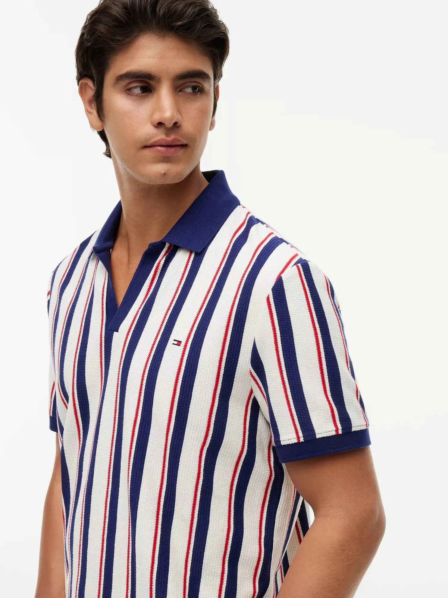 Tommy Hilfiger - Regular Fit Striped Knit Polo