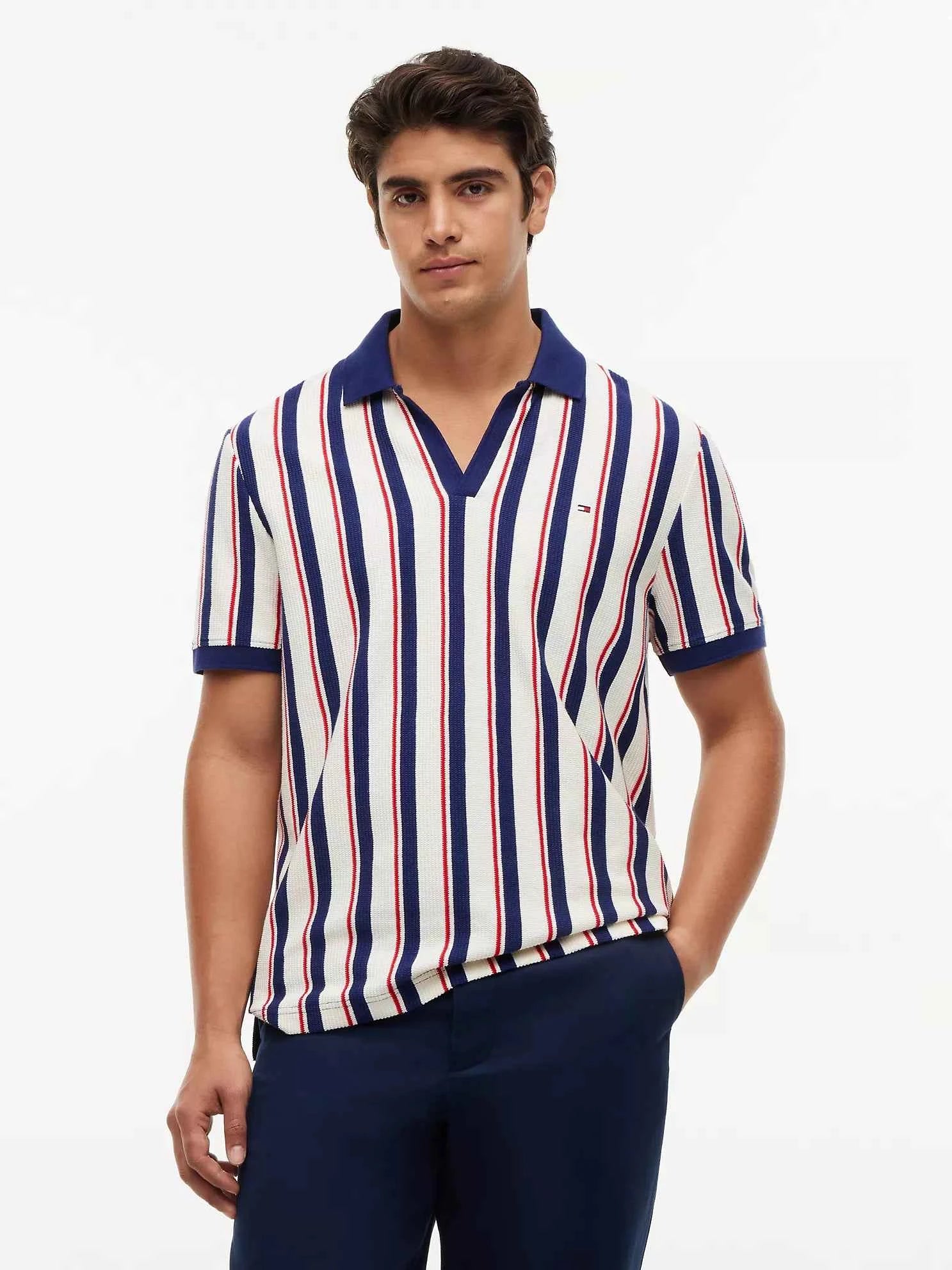 Tommy Hilfiger - Regular Fit Striped Knit Polo