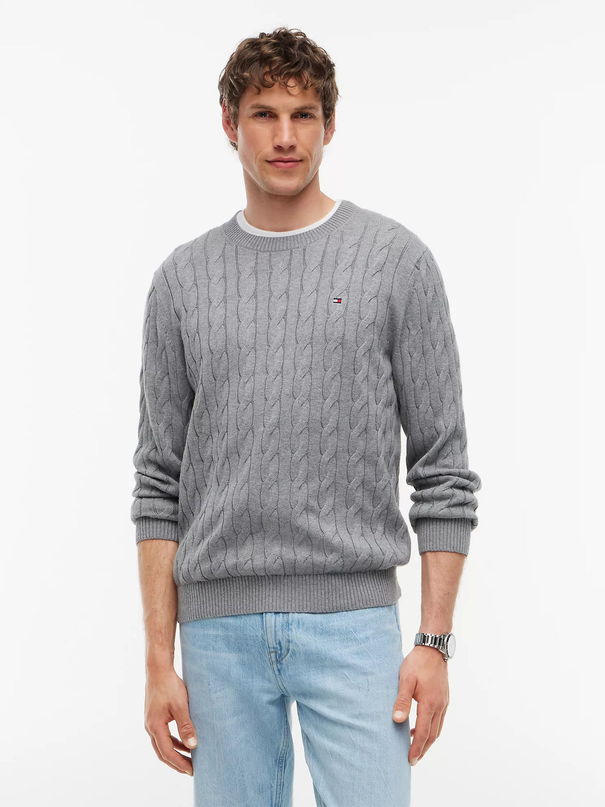 Tommy Hilfiger - Cable Knit Crewneck Sweater