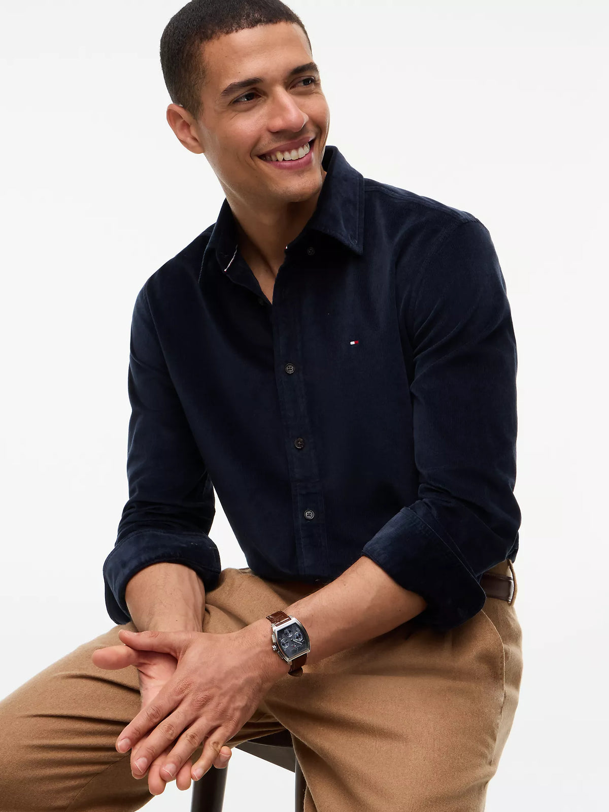 Tommy Hilfiger - Regular Fit Stretch Corduroy Shirt