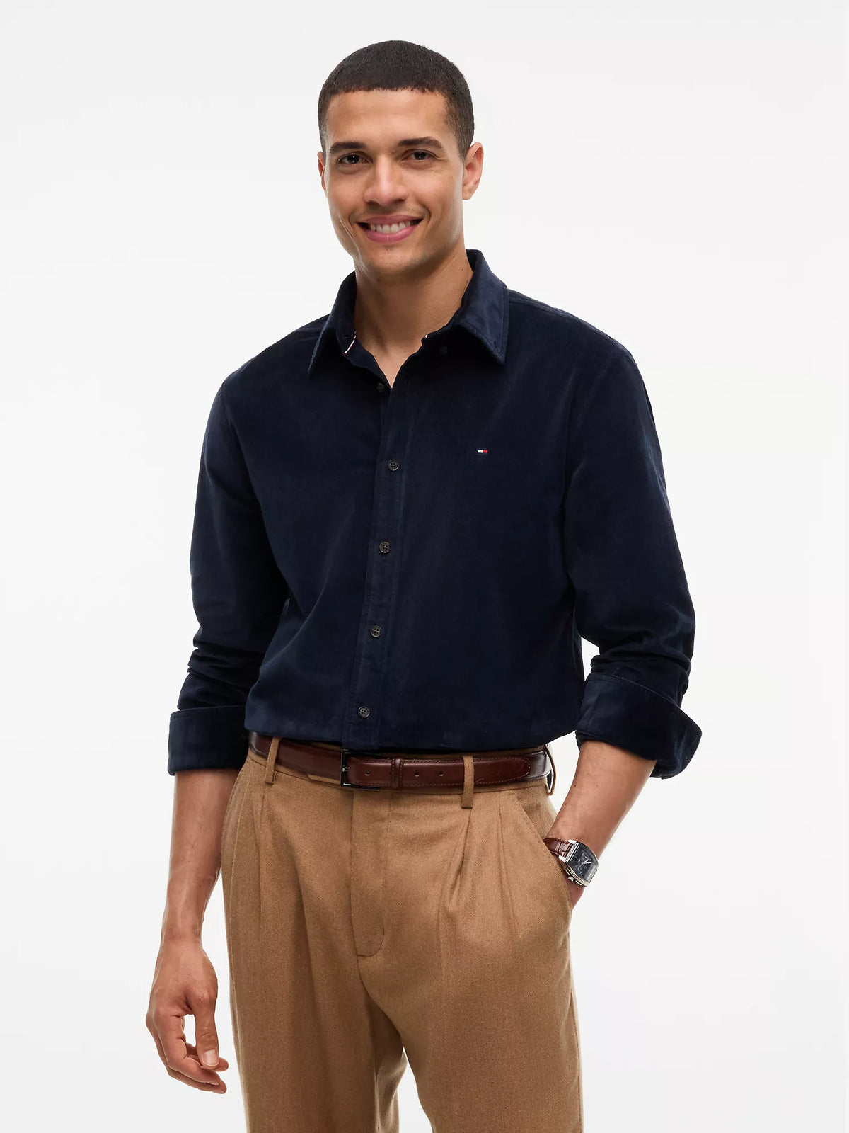 Tommy Hilfiger - Regular Fit Stretch Corduroy Shirt